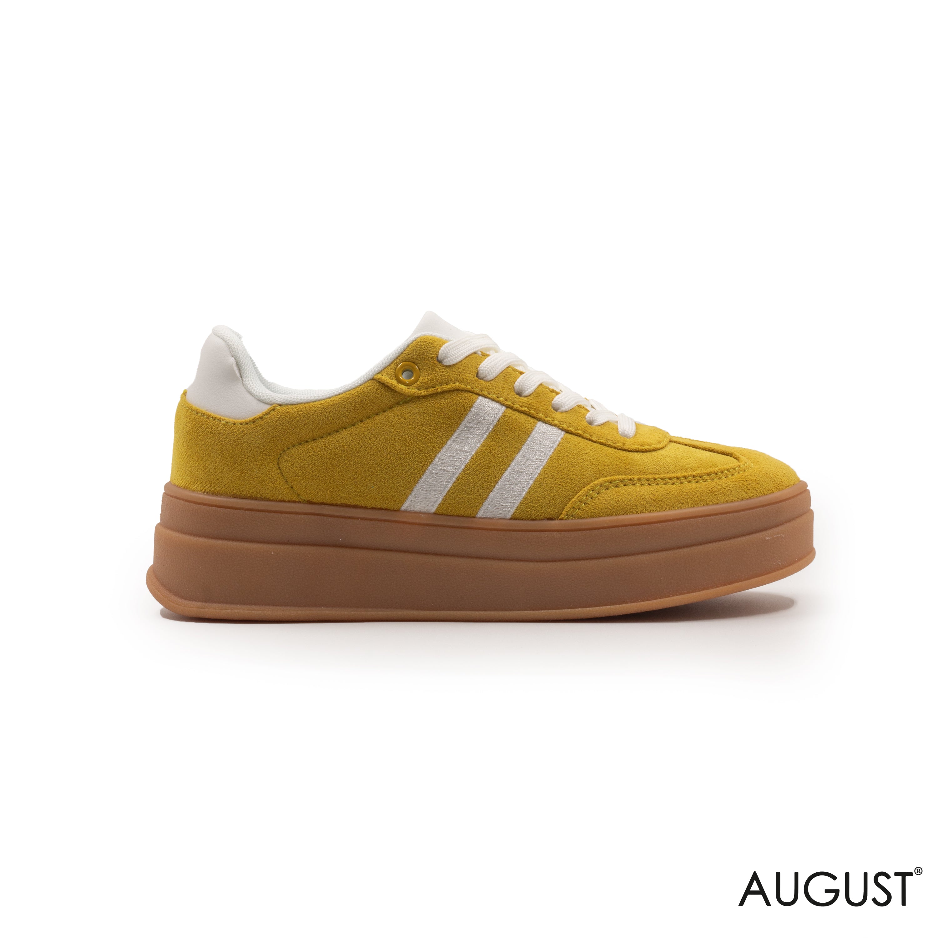 MODREN SUEDE SPORTY STRIPE, PLATFORM SNEAKERS
