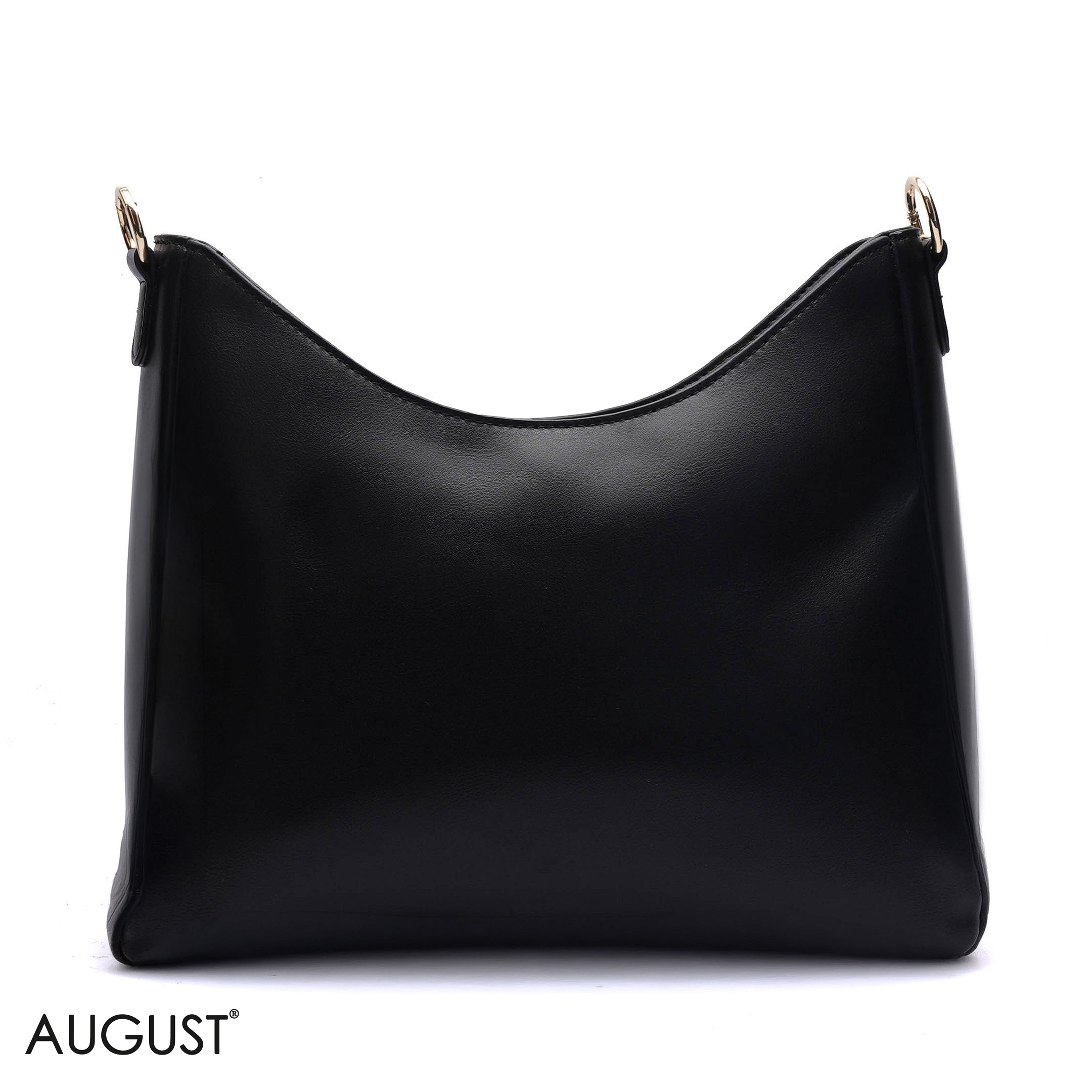 EMBOSSED ROSE SHOULDER BAG SET