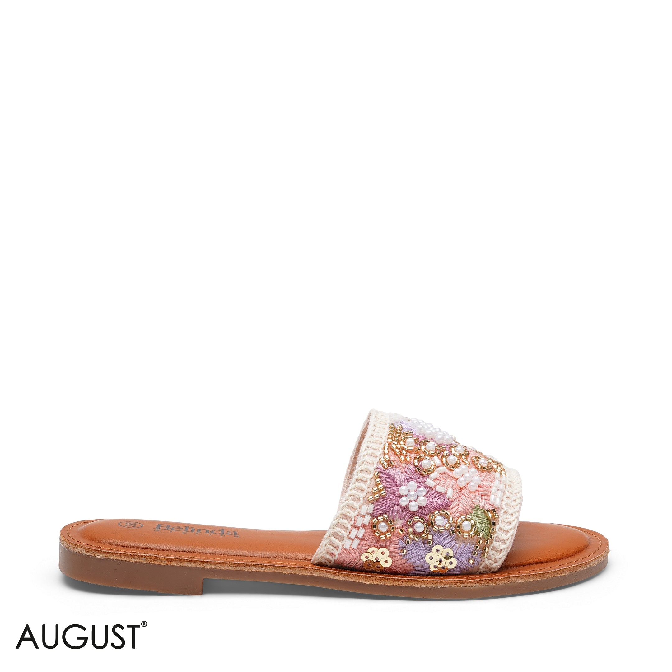 EMBELLISHED ARTISAN WOVEN TEXTILE SLIPPERS