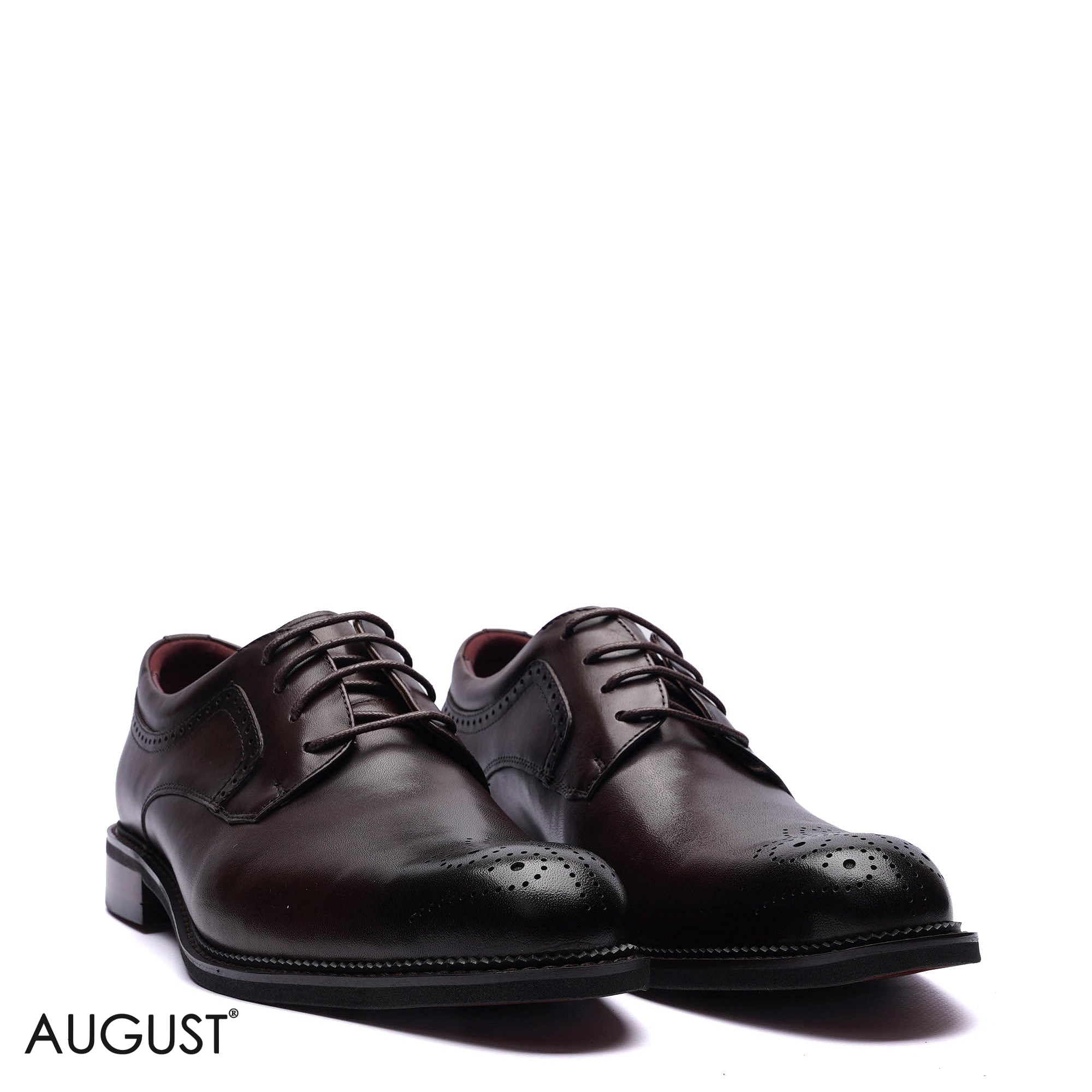 Premium Leather Brogue Derby Shoes