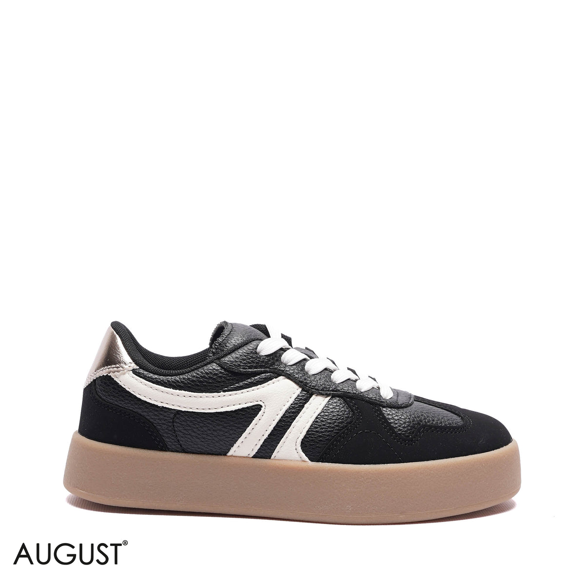 CONTRAST STRIPE PLATFORM SNEAKERS