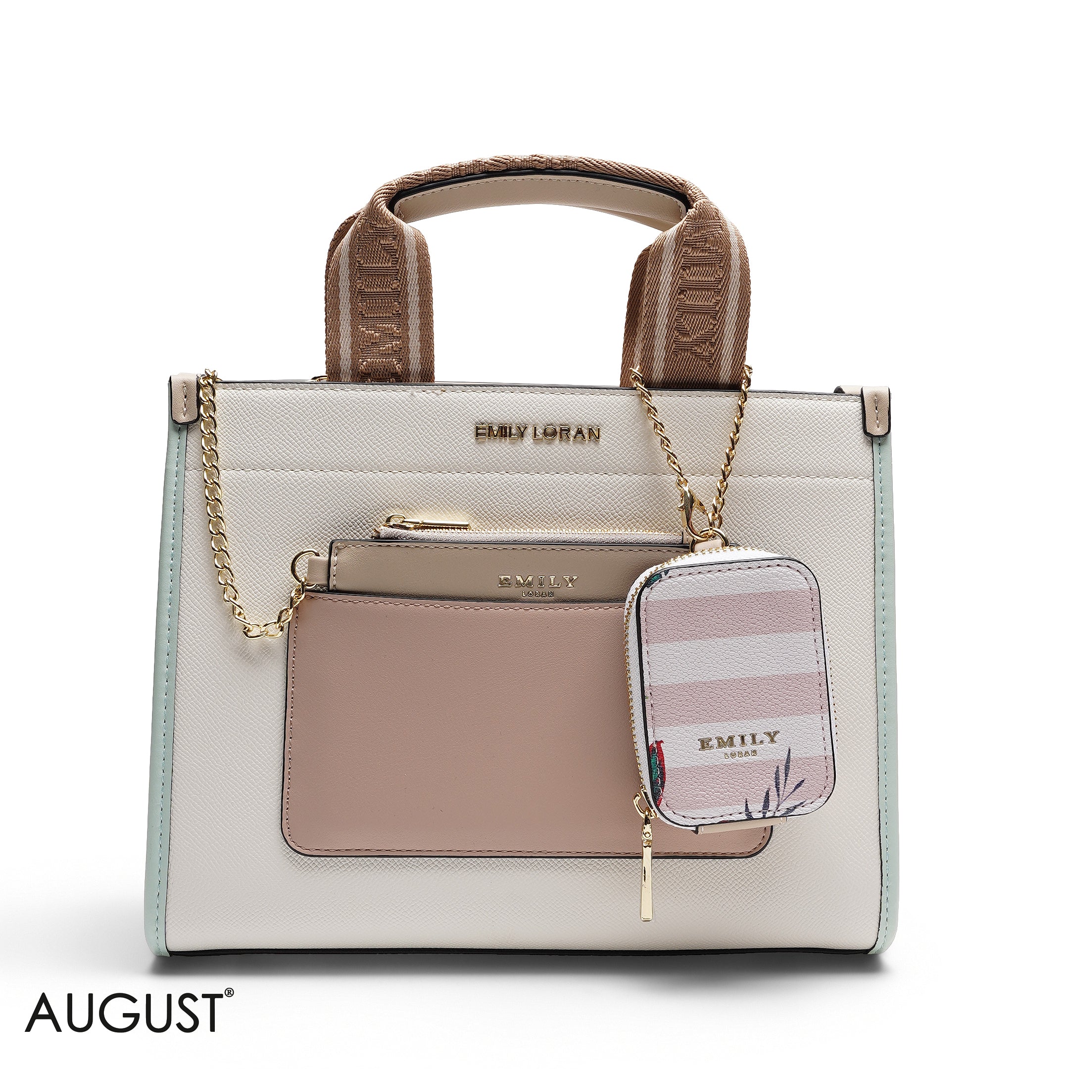 STRUCTURED MULTI-POUCH TOTE BAG SET