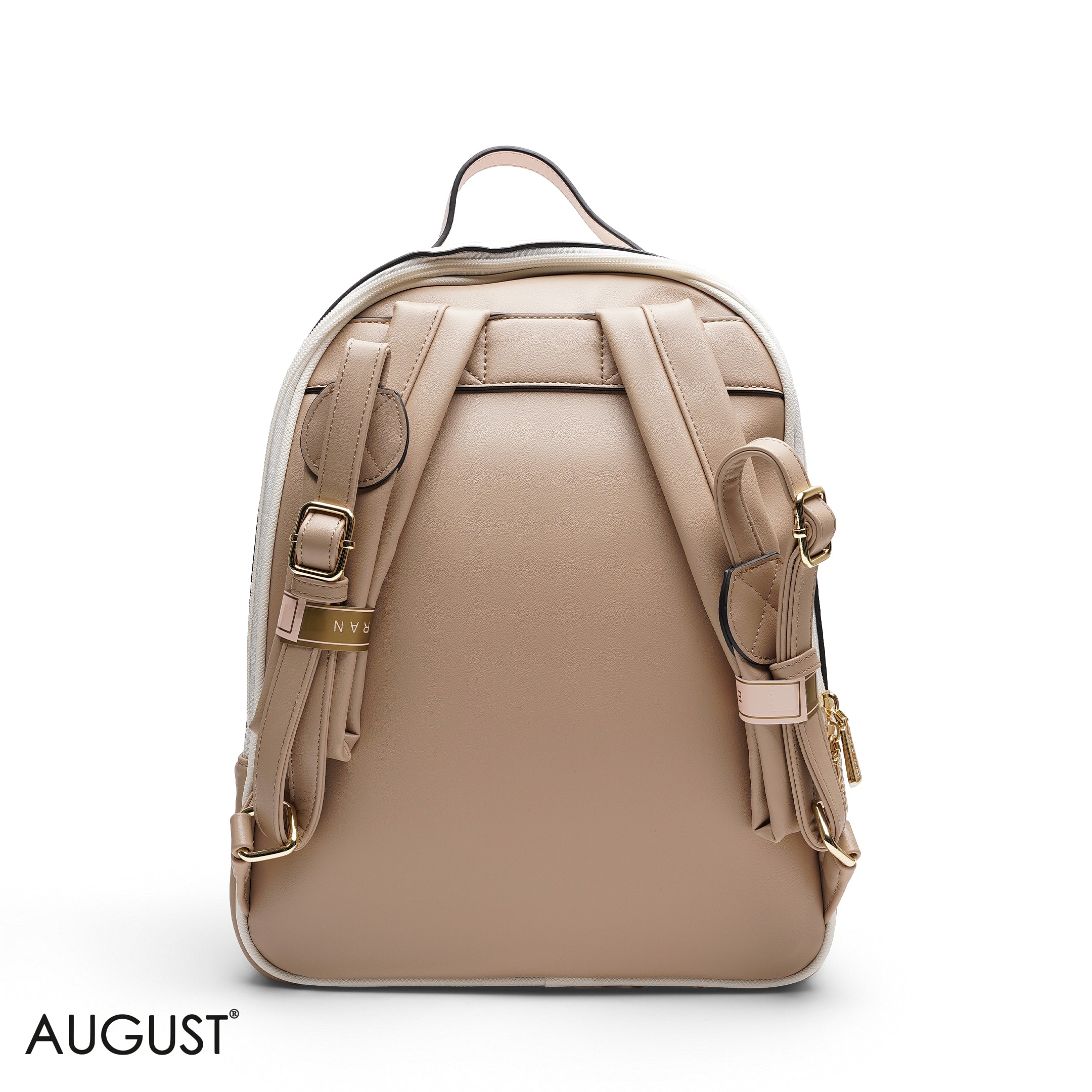 EMBOSSED PANELLED BACKPACK
