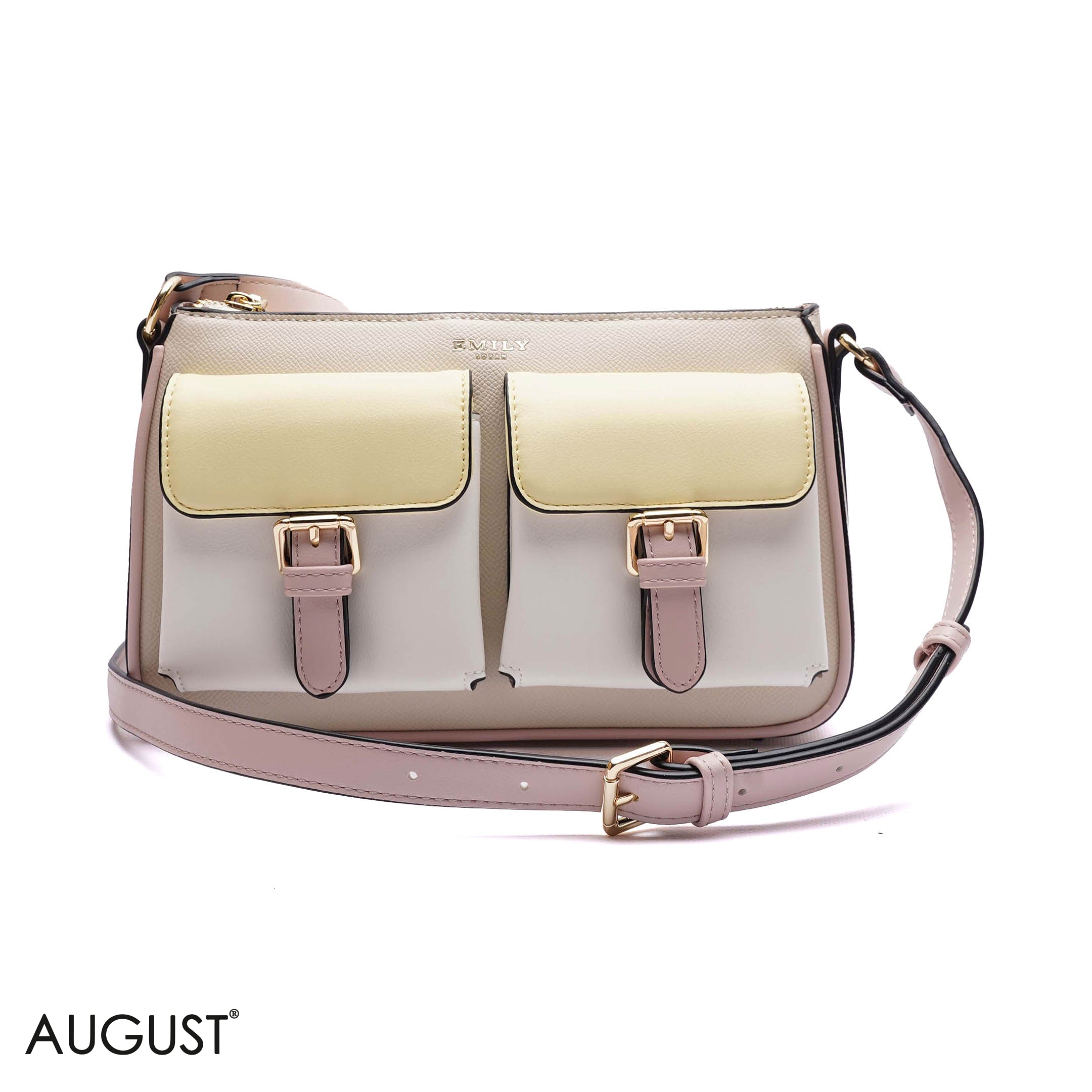 ELEGANT DUAL-POCKET CROSSBODY BAG
