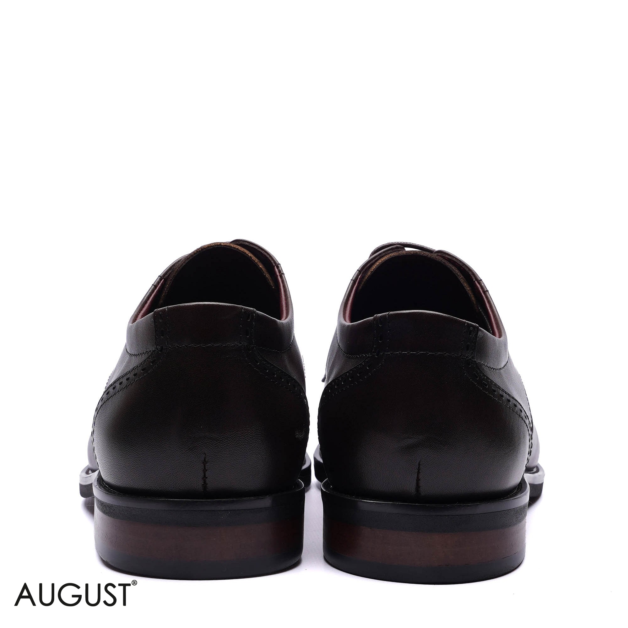 Premium Leather Cap-Toe Derby Shoes