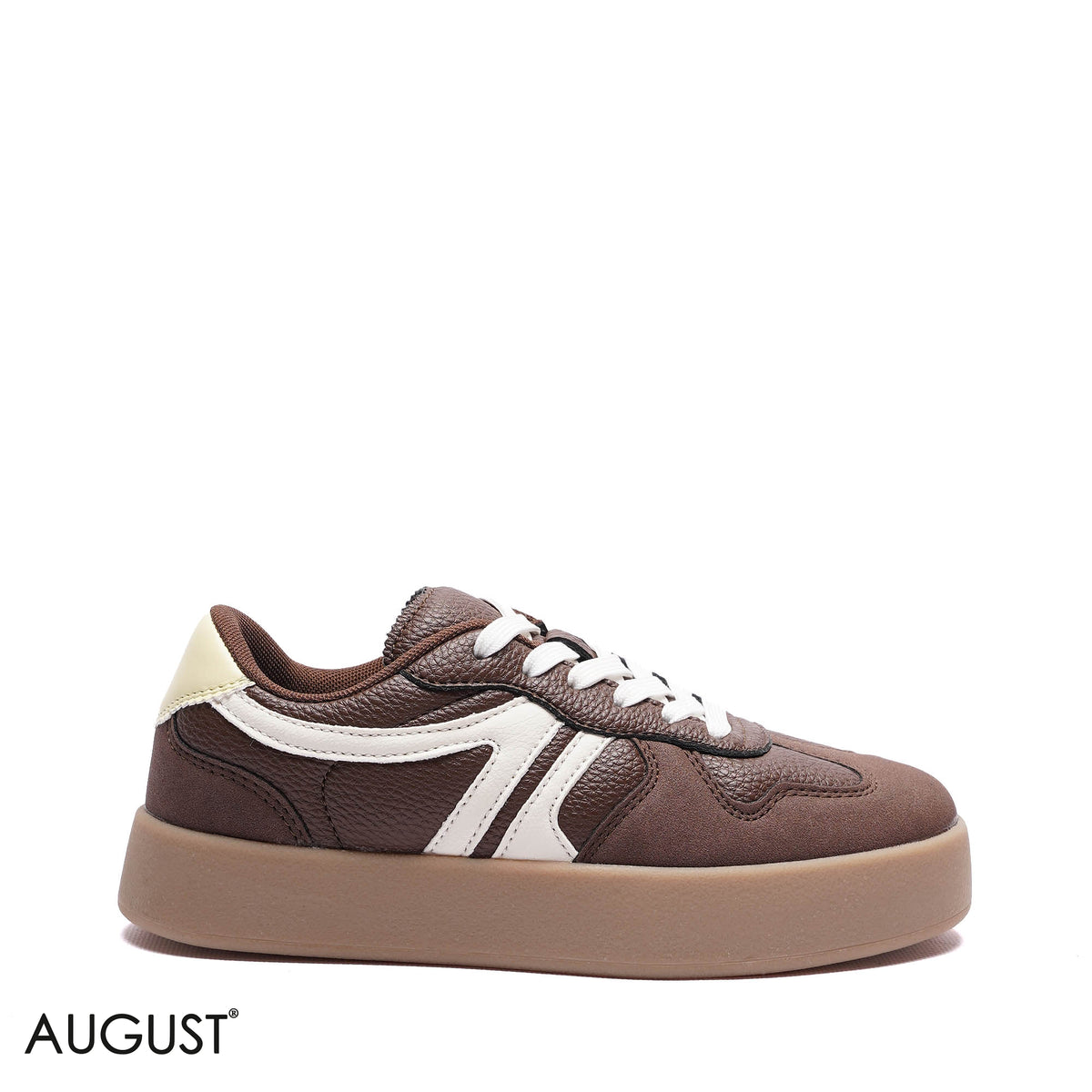 CONTRAST STRIPE PLATFORM SNEAKERS