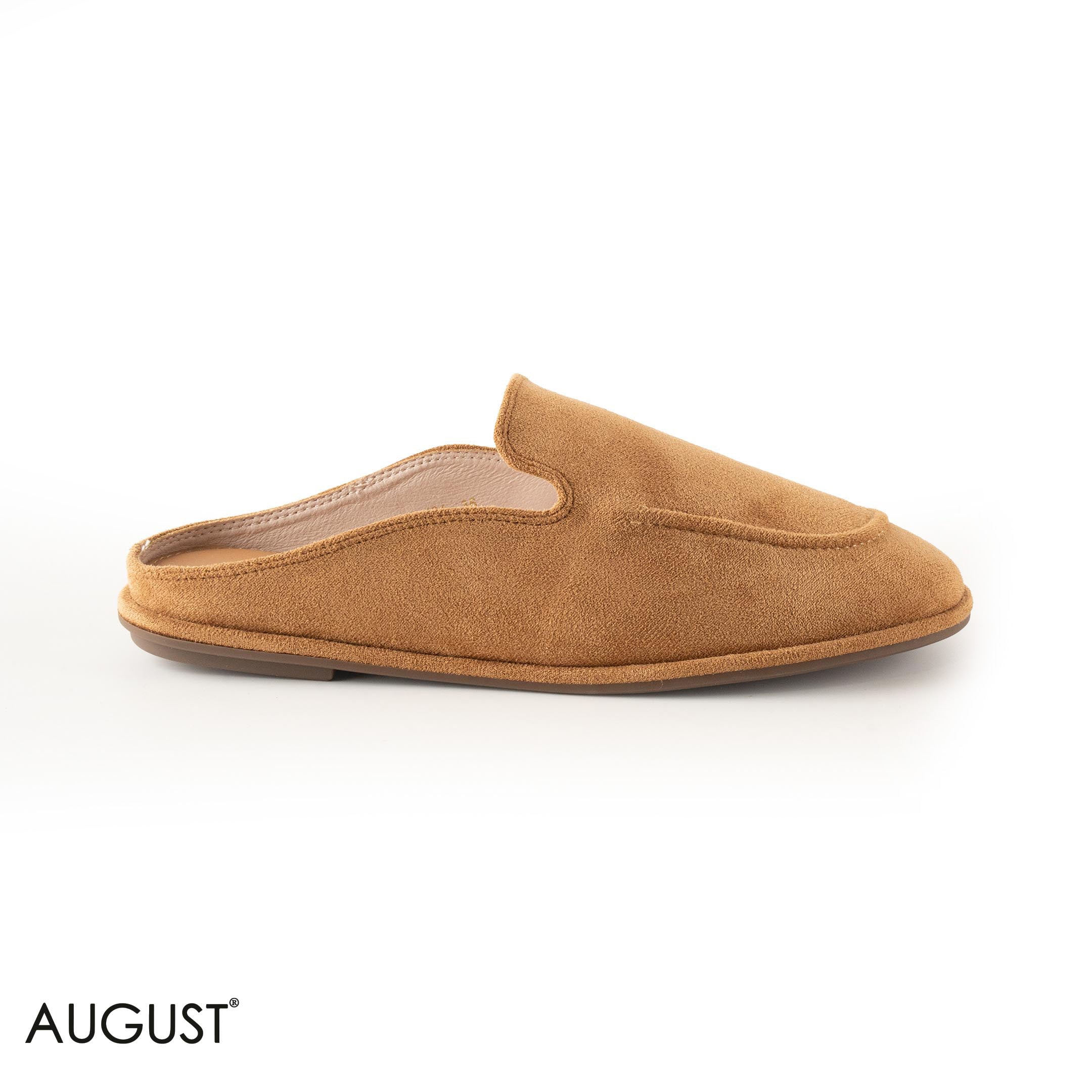 CAMEL SUEDE LEATHER WITH THIN SLIPPERS