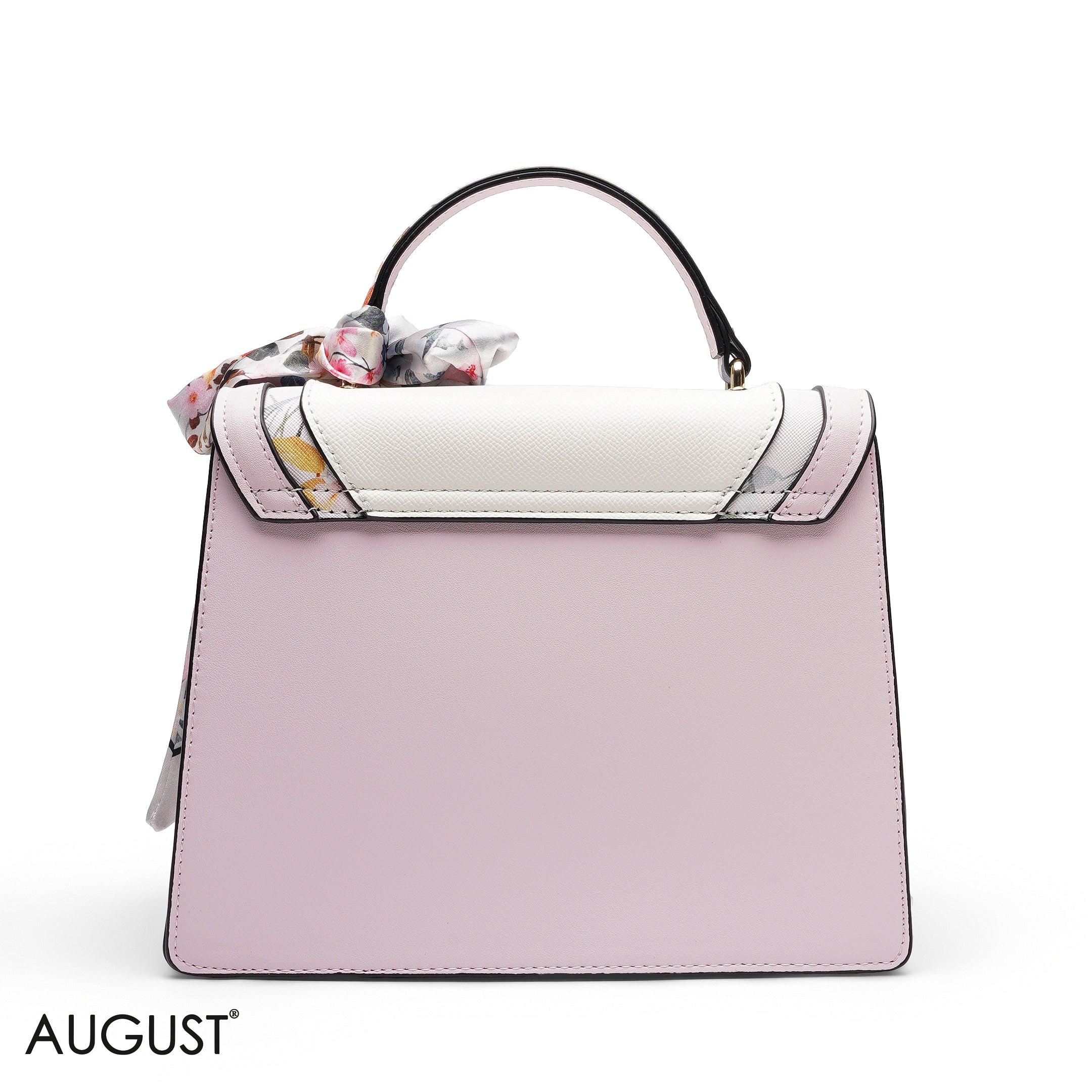 TEXTURED QUILTED SCARF TOP HANDLE BAG