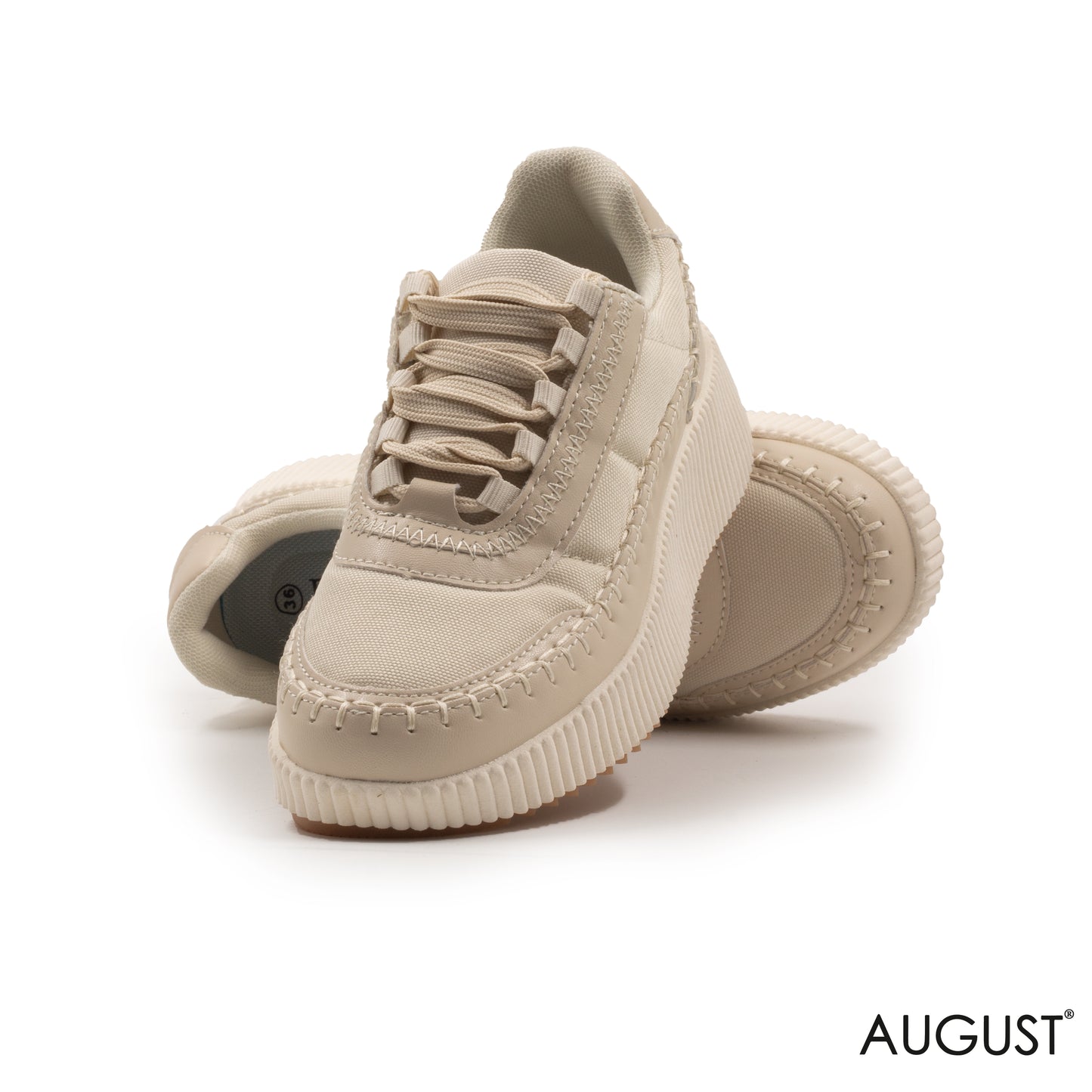 BEIGE KINT SNEAKERS WITH CHUNKY SOLE