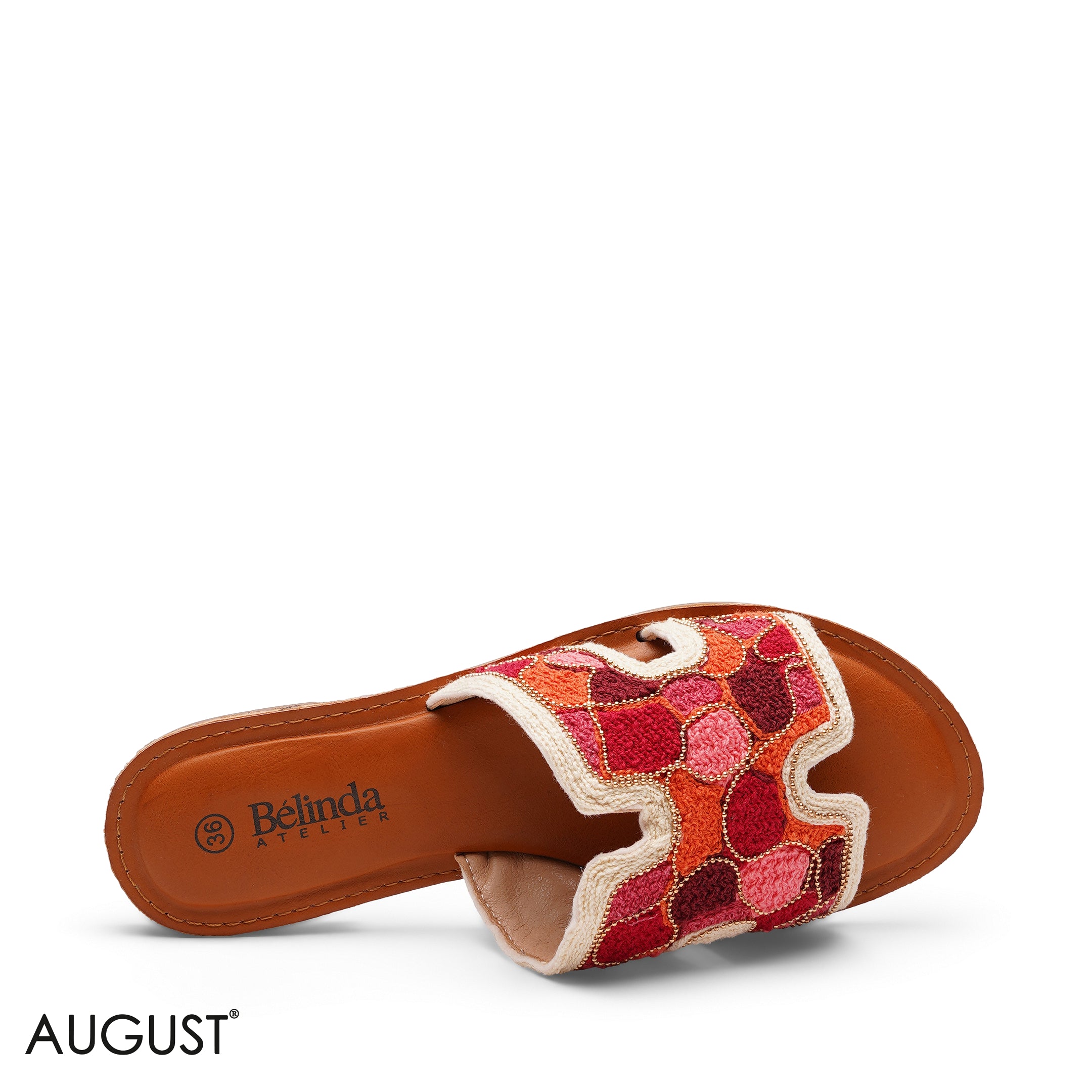 EMBROIDERED CUTOUT TEXTILE SLIPPERS