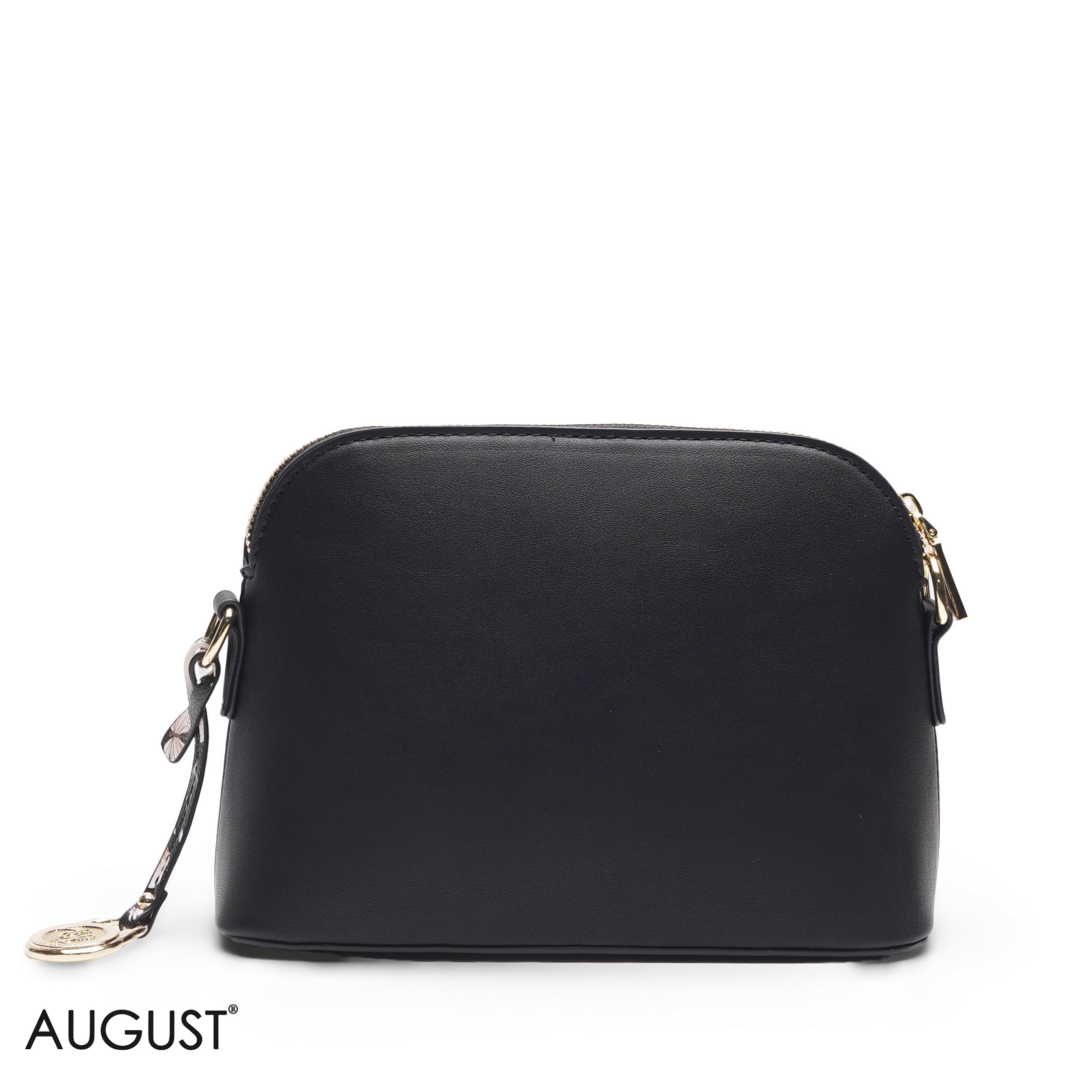 FLORAL BLACK TOP HANDLE BAG