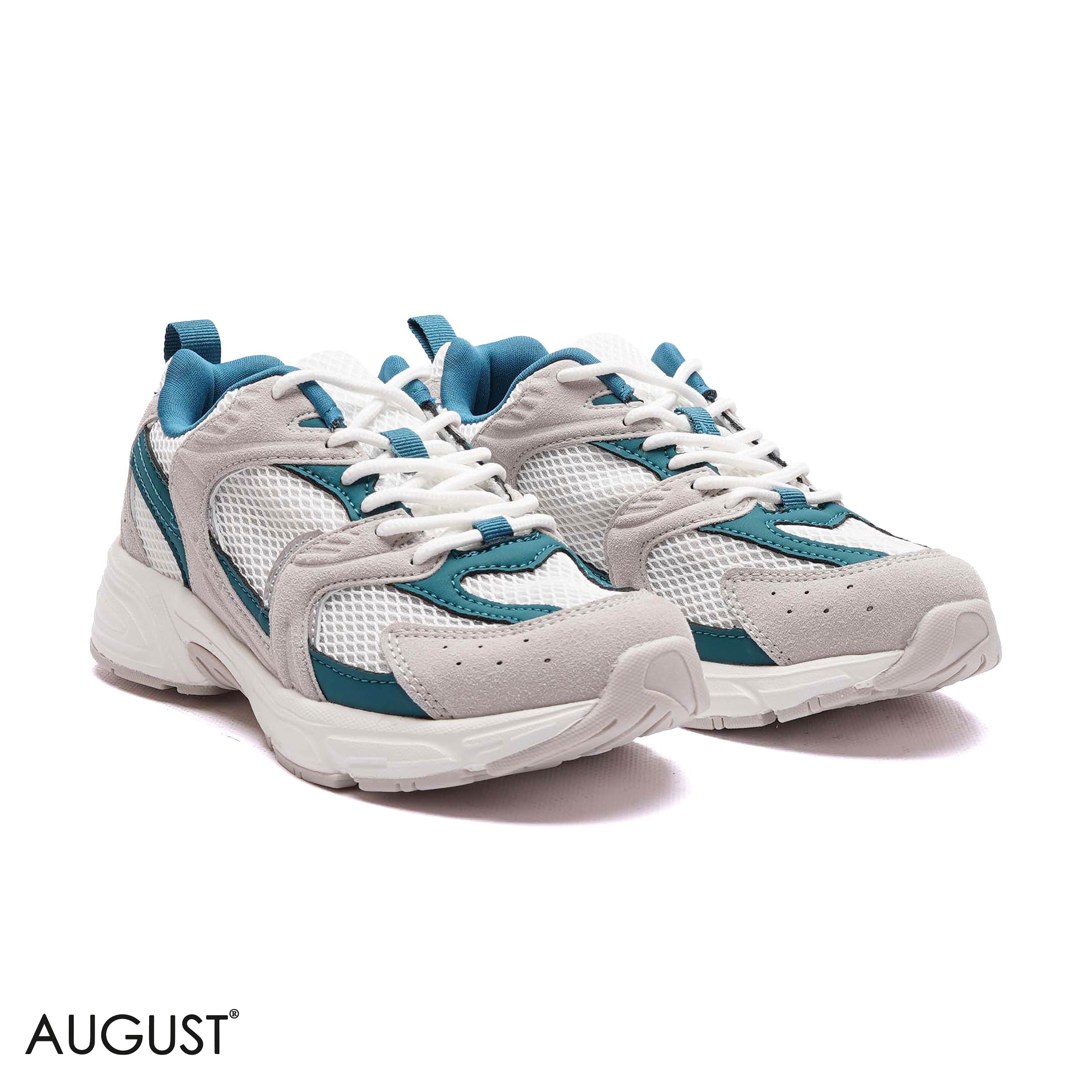PANELLED MESH RUNNING SNEAKERS