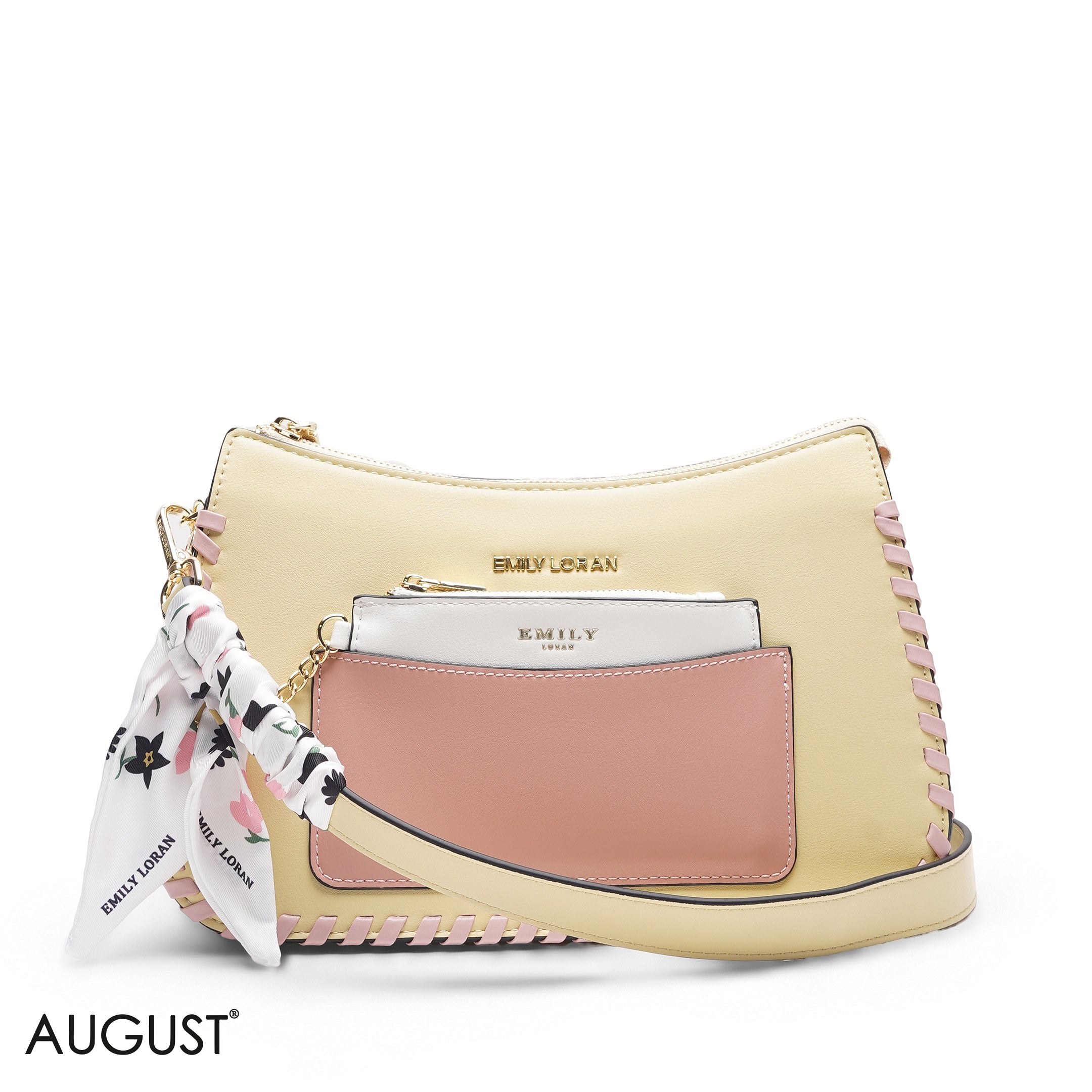 YELLOW BAG WITH HAND STRAP - MED