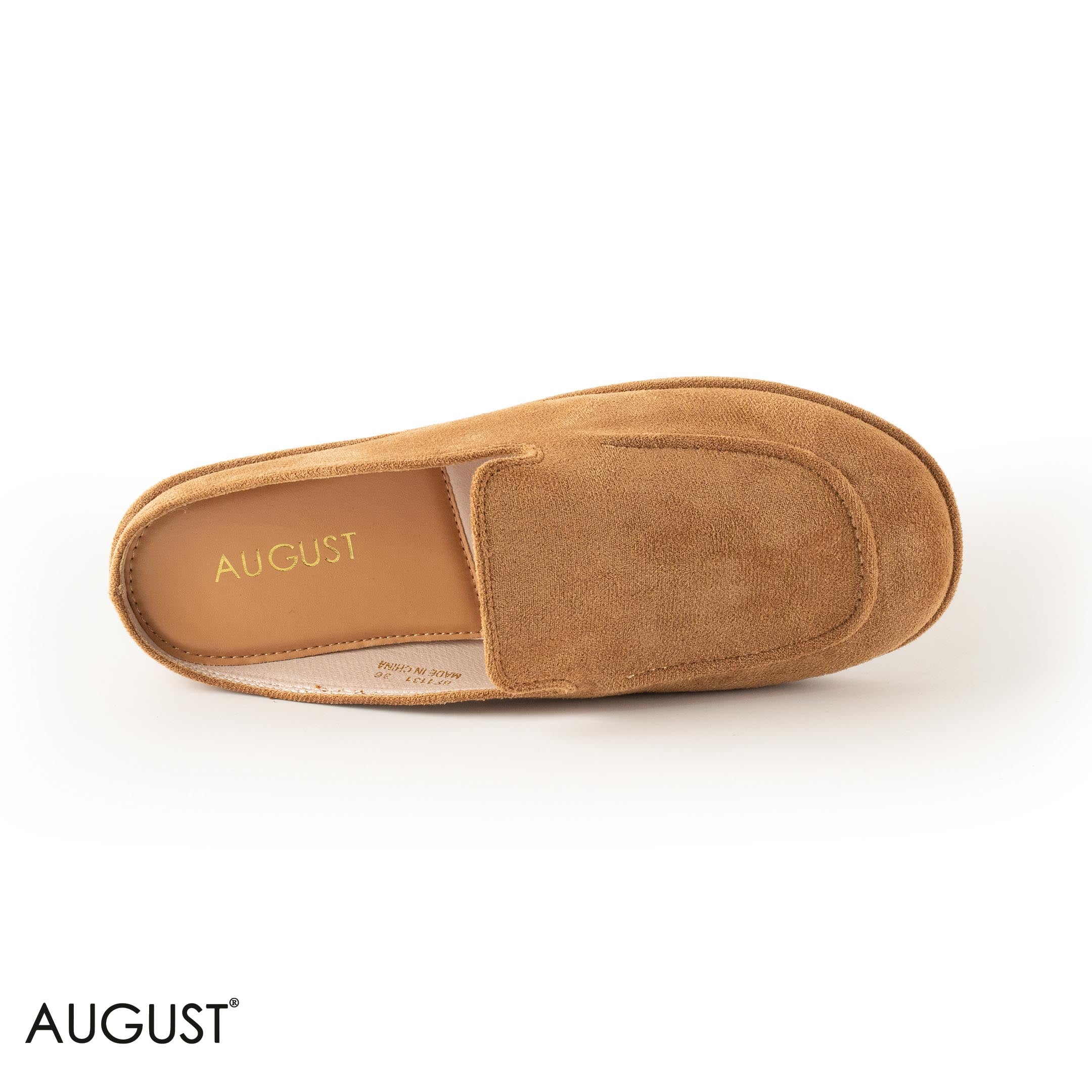 CAMEL SUEDE LEATHER WITH THIN SLIPPERS