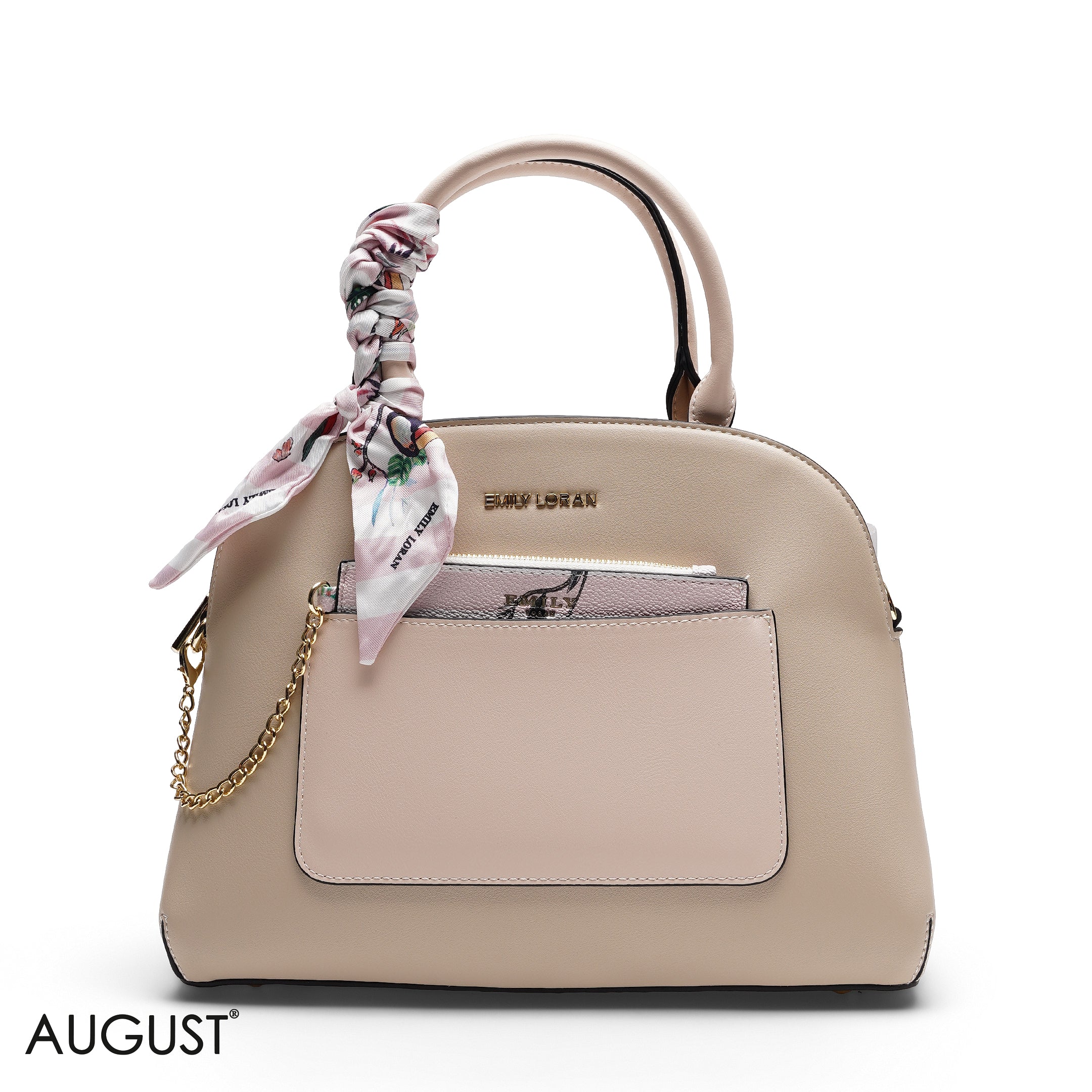 DOME TOP-HANDLE WITH A POUCH BAG