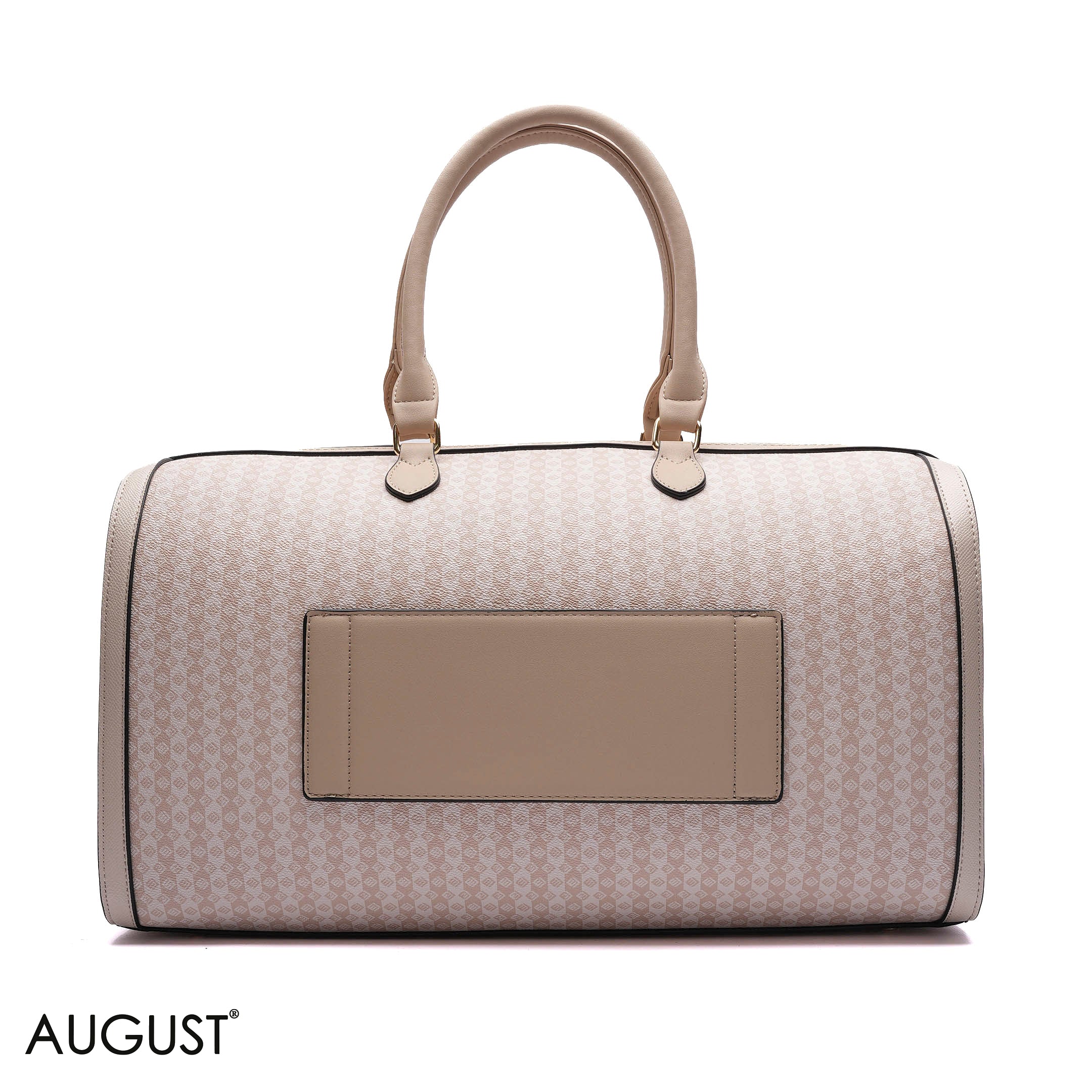 MONOGRAM BARREL BAG WITH CHARM CHAIN - LARGE