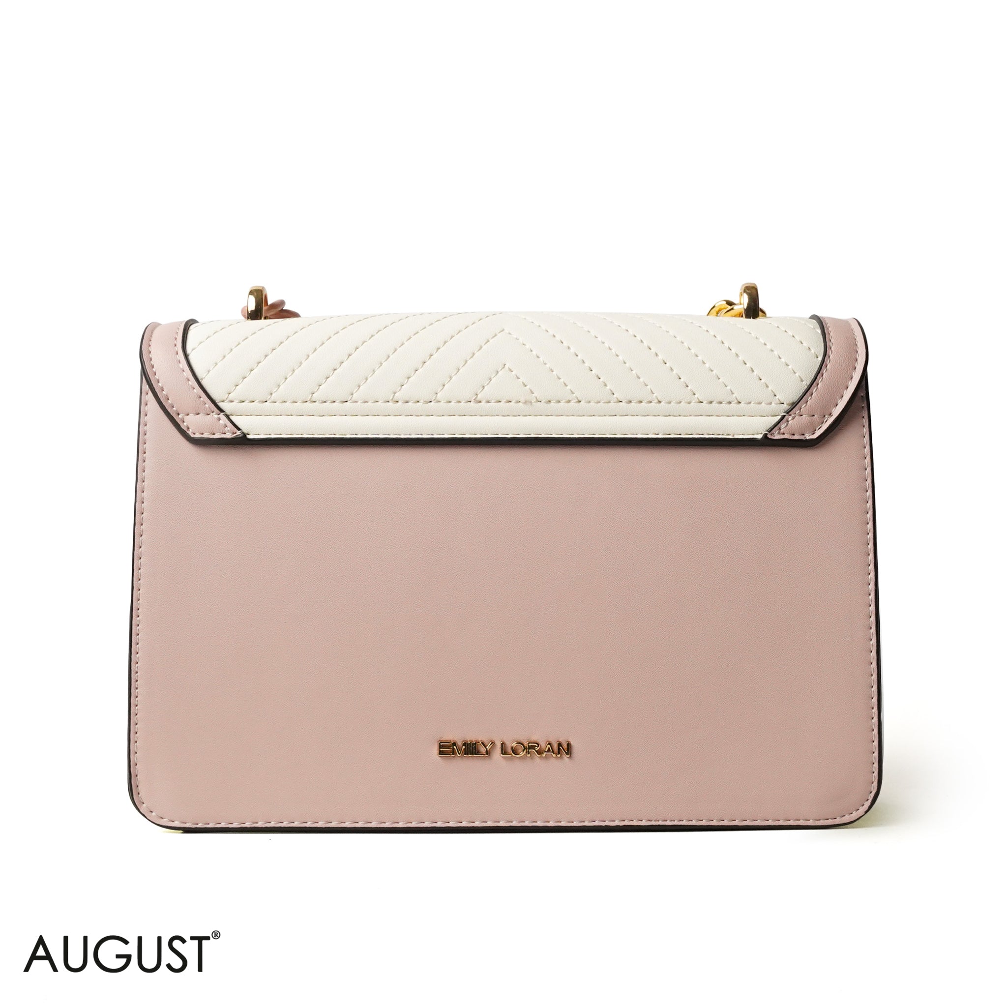 BEIGE CROSS BAG WITH SIMPLE BUFF DETAIL - MED