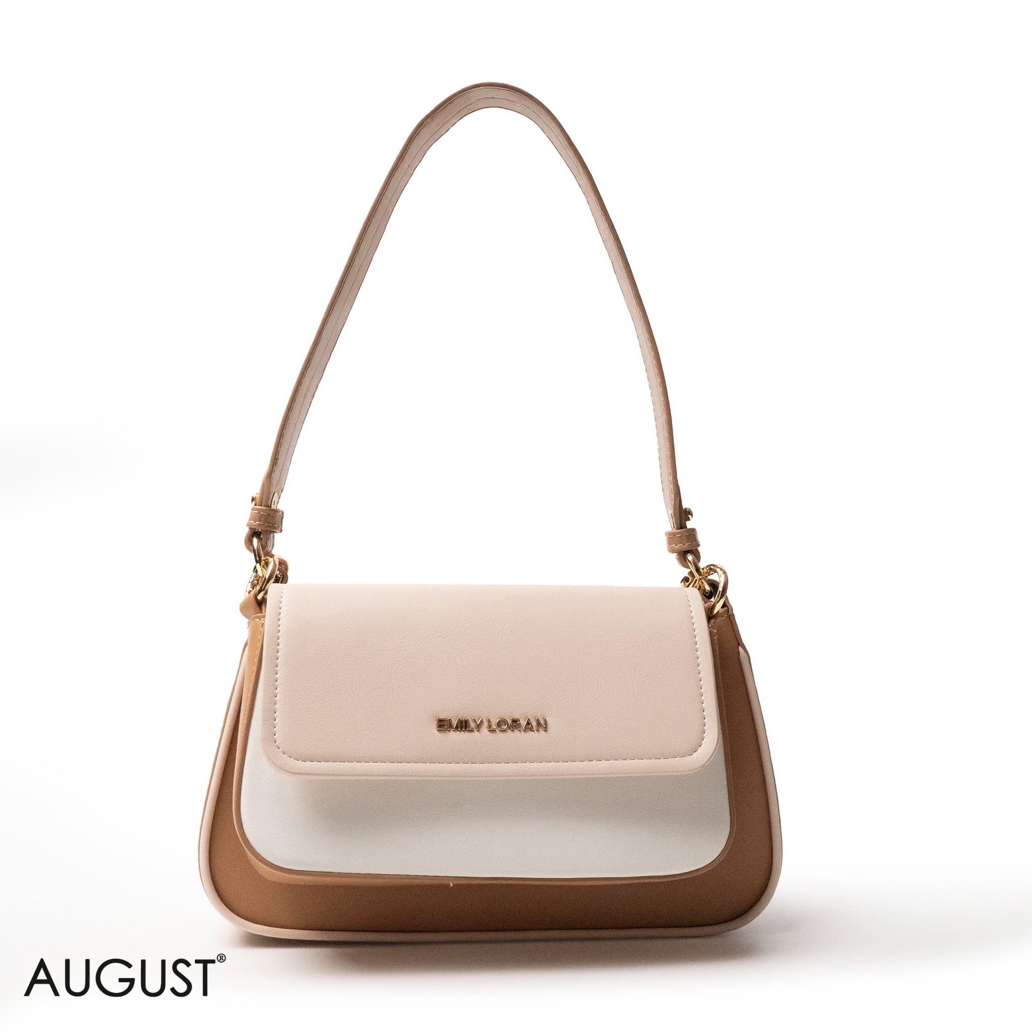 EMILY LORAN SHOULDERS BAG LEATHER AND FUR THREE-PIECES SET