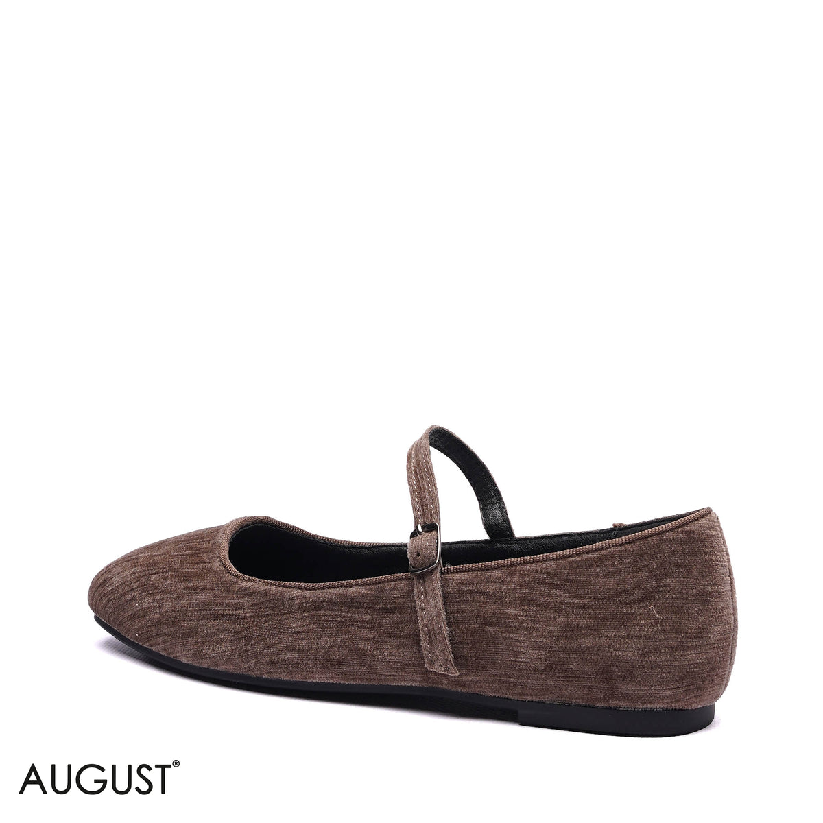 VELVET MARY JANE BALLET FLATS
