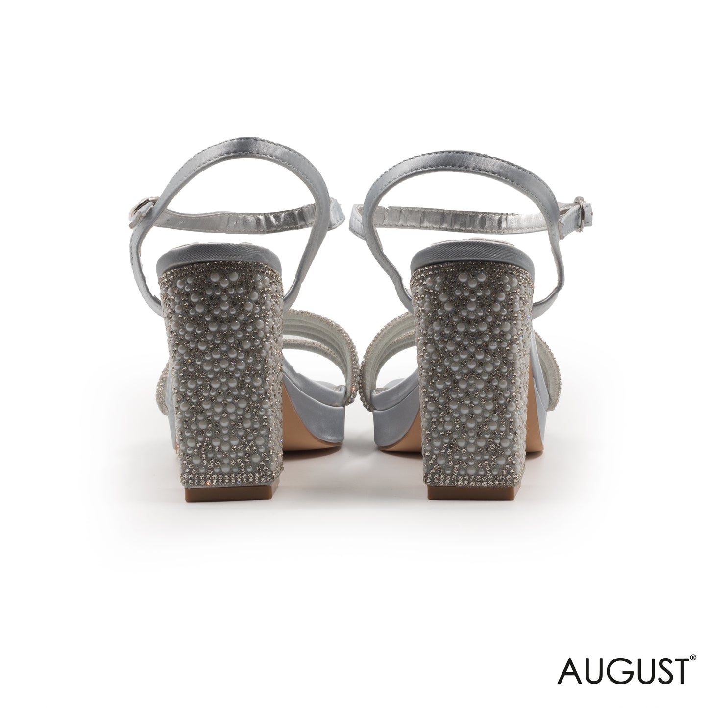 BRIDE STRAPPY STRASS SANDAL WITH ANKLE BUCKLE