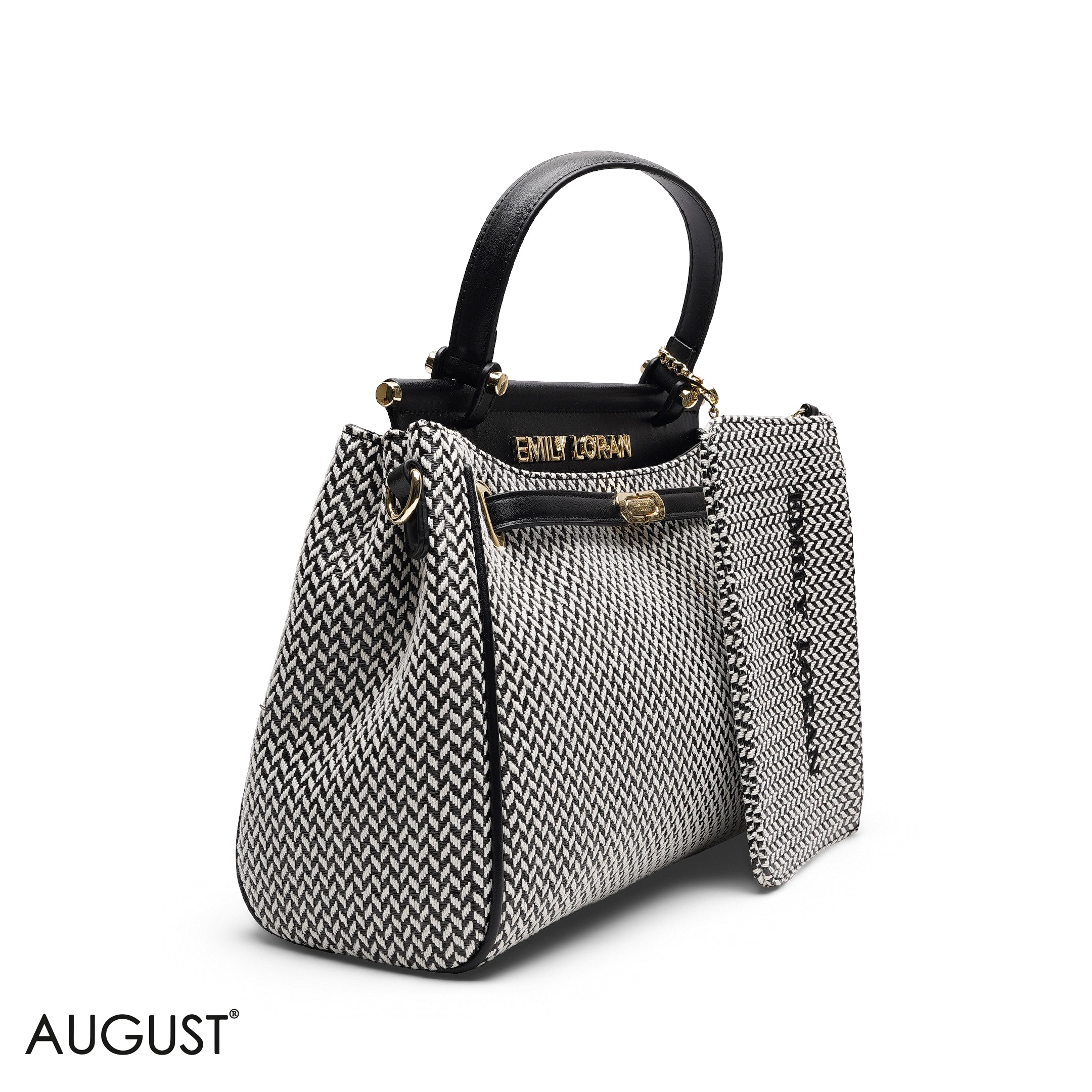EMILY LORAN BLACK&WHITE BAG