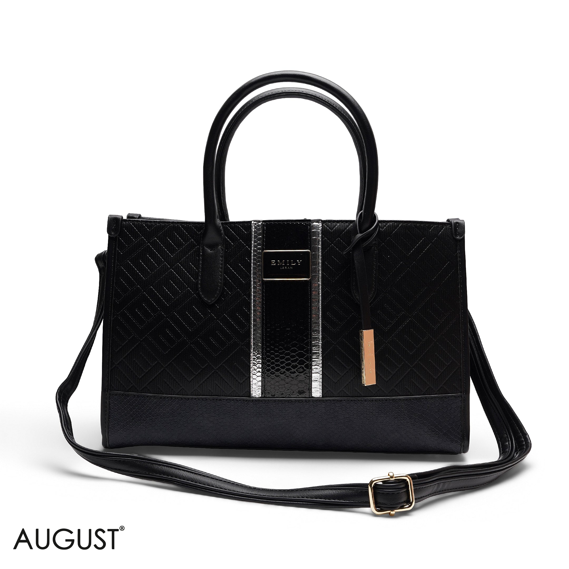 STRUCTURED TEXTURED PANEL
TOP HANDLE BAG