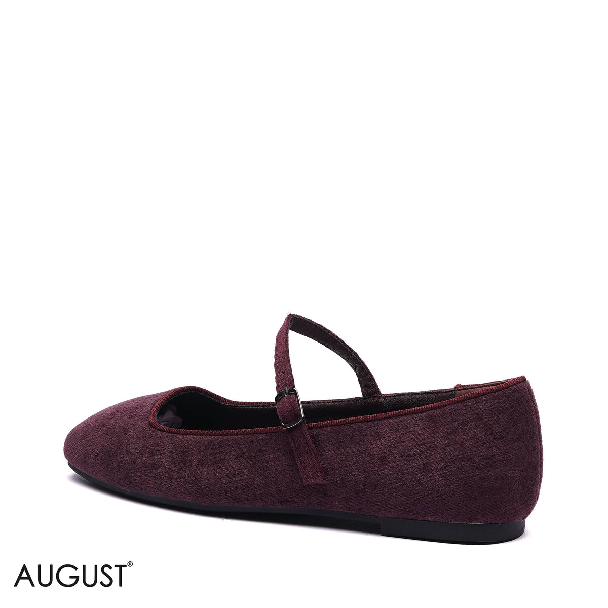 VELVET MARY JANE BALLET FLATS
