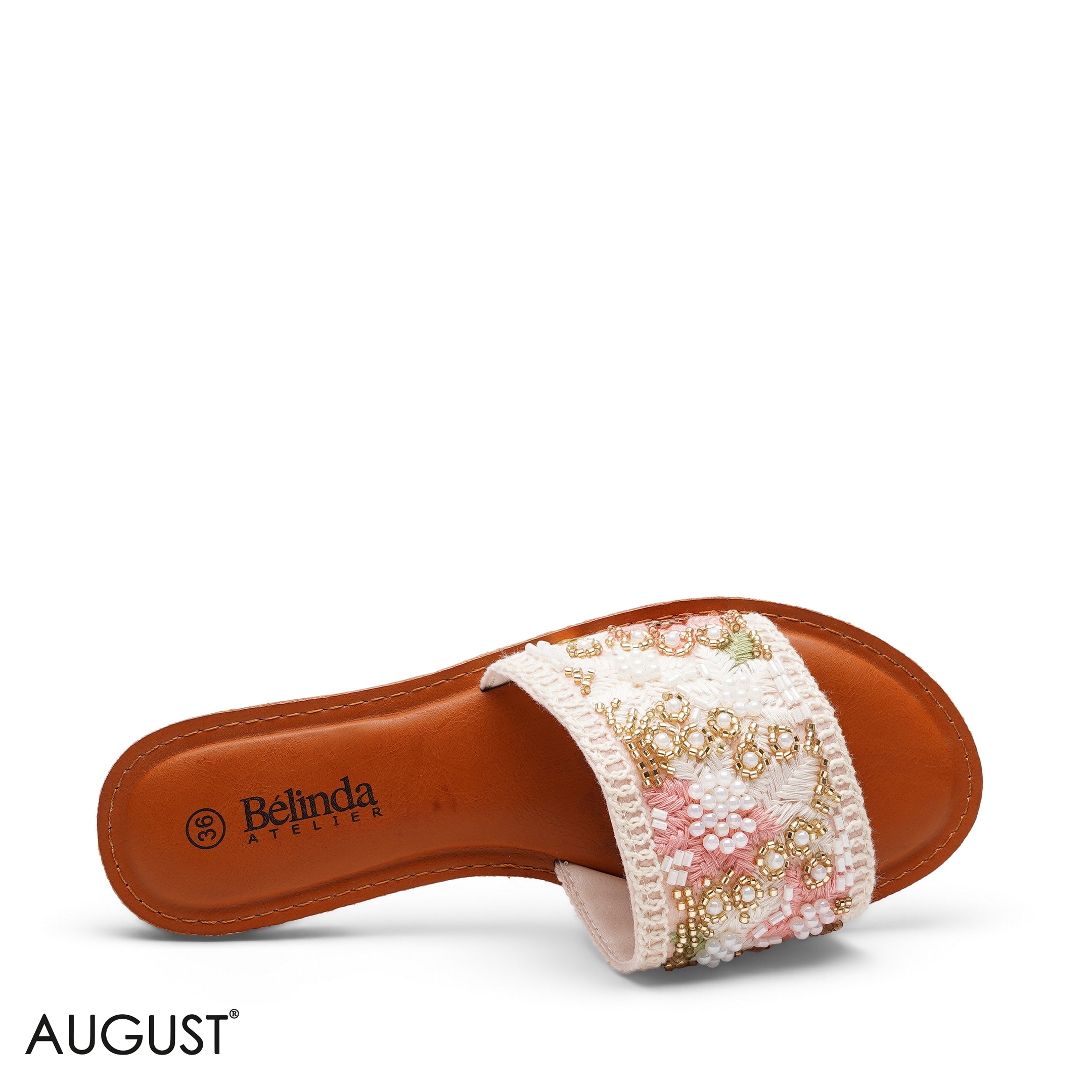 EMBELLISHED ARTISAN WOVEN TEXTILE SLIPPERS
