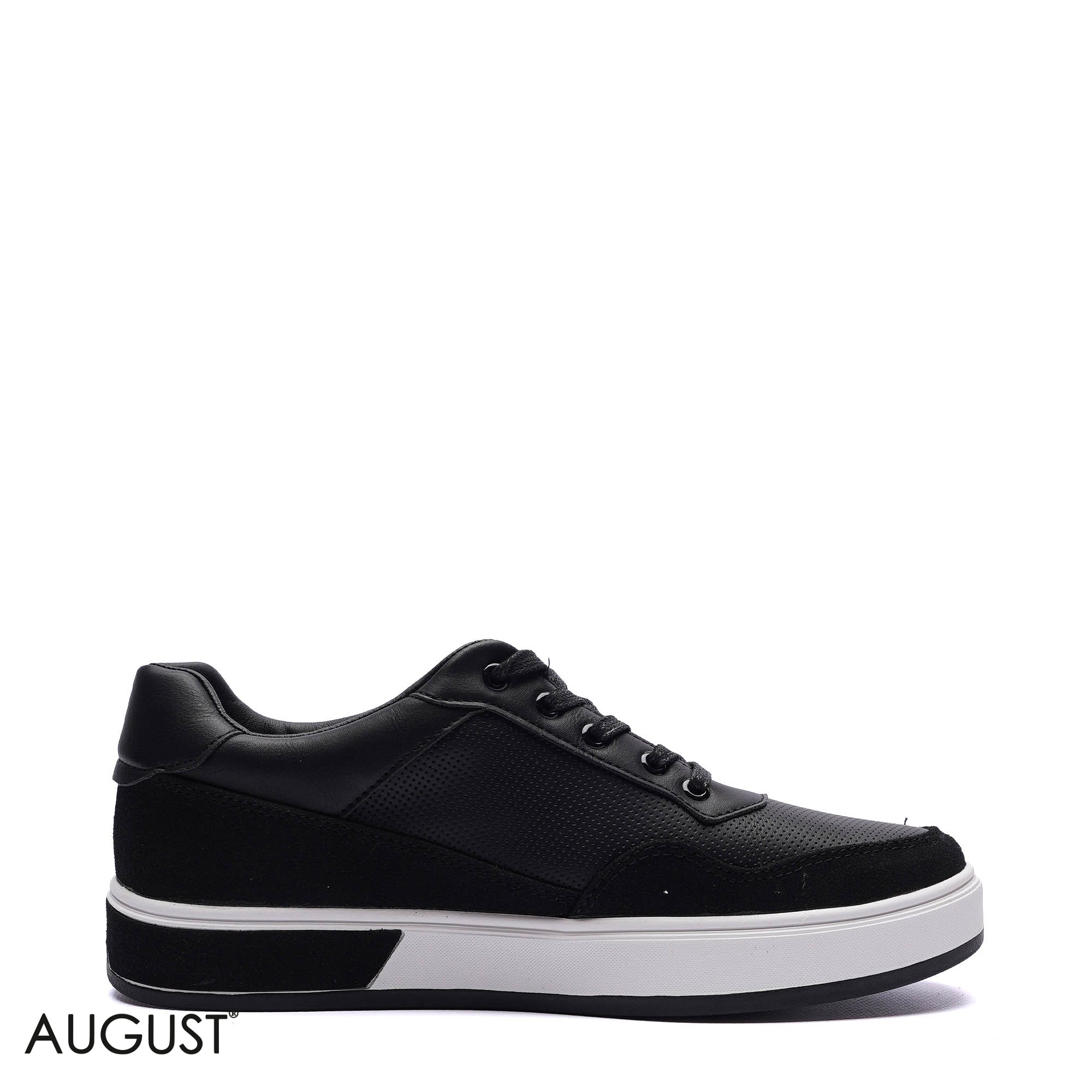 Premium Leather & Suede Mixed Sneakers