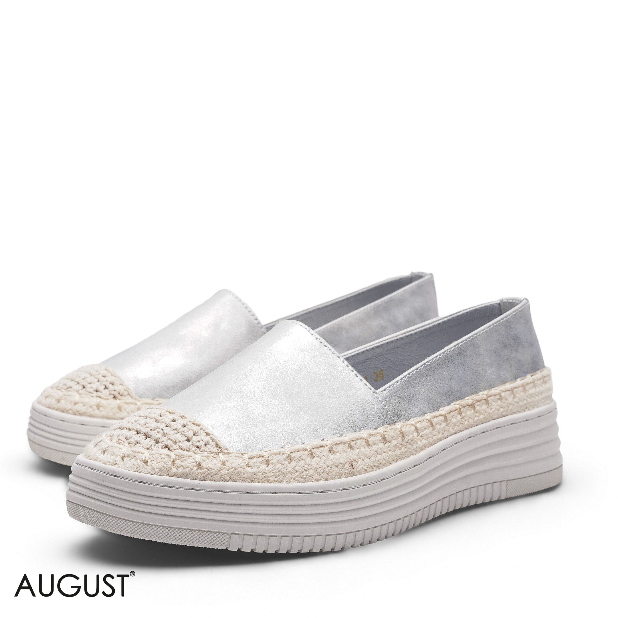 ELEGANT SILVER CLASSIC POINTED TOE FLAT