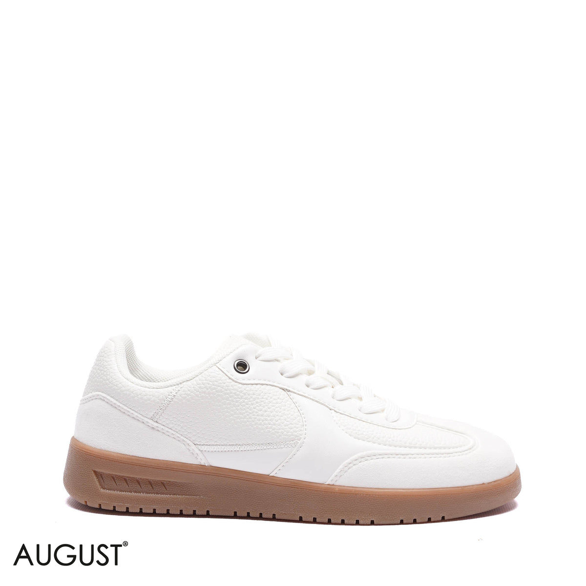 MONOCHROME PANELS LOW-TOP SNEAKERS