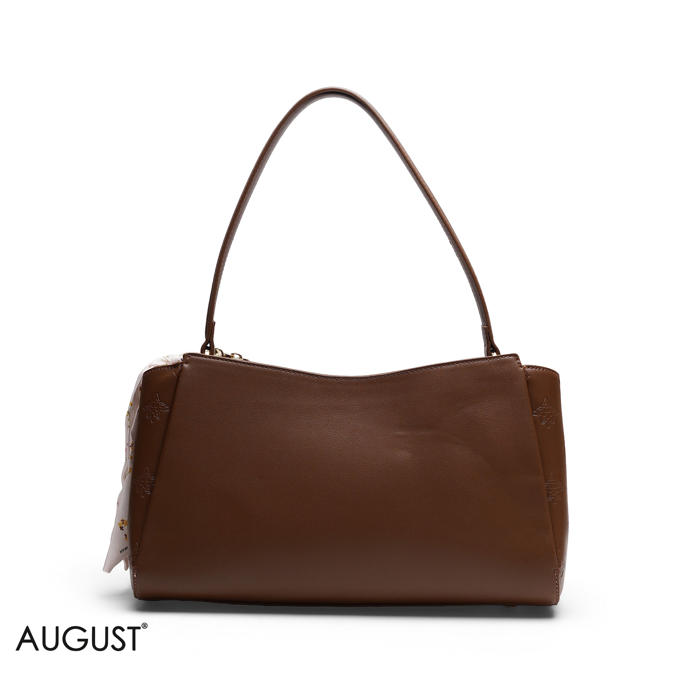 SHOULDER BAG WITH SCARF AND COIN PURSE