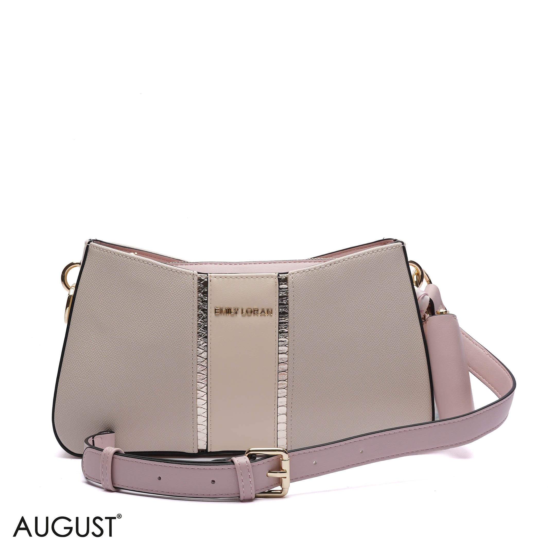 MONOGRAM PANELLED SHOULDER BAG