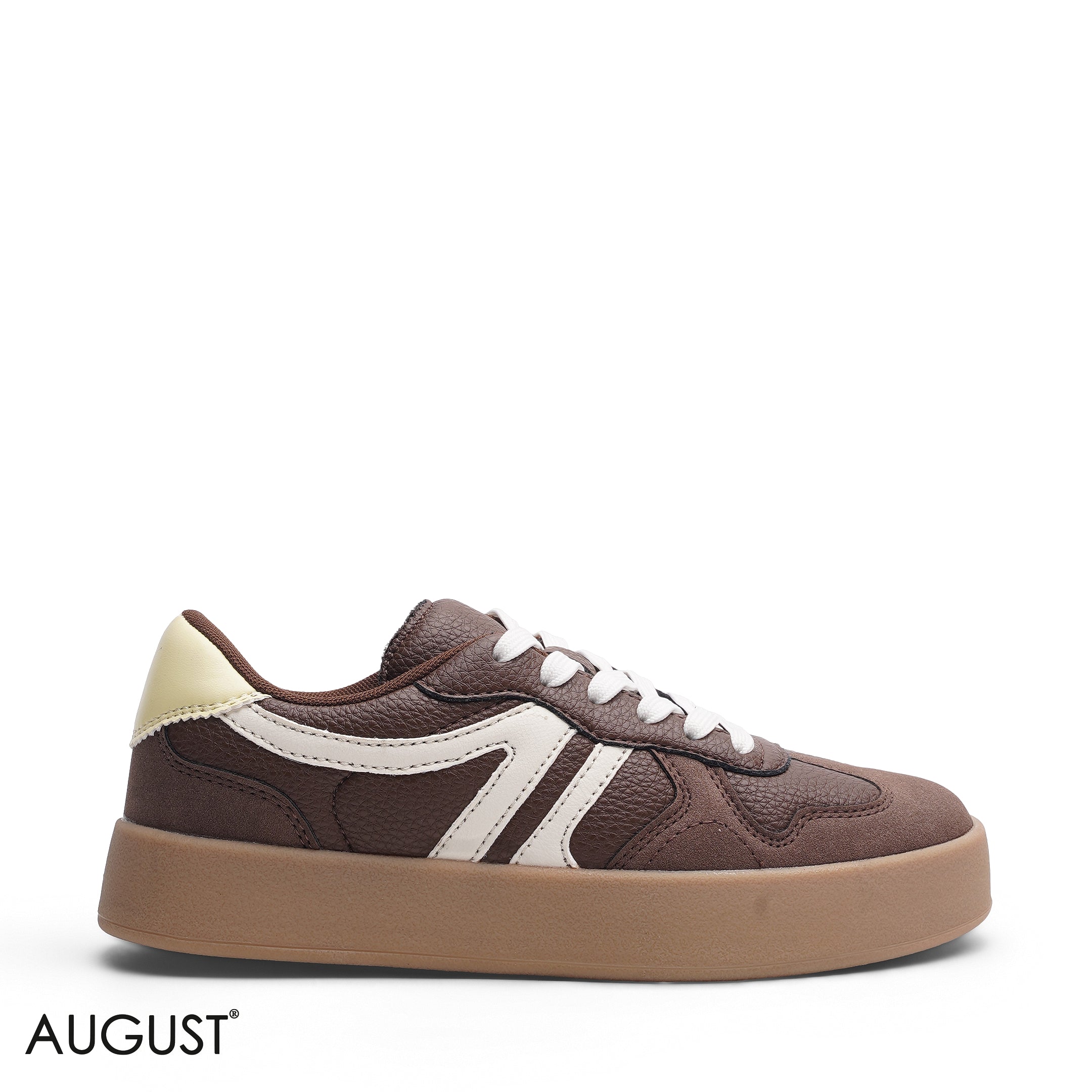 BROWN SUEDE LEATHER
SNEAKERS WITH RUBBER SOLE