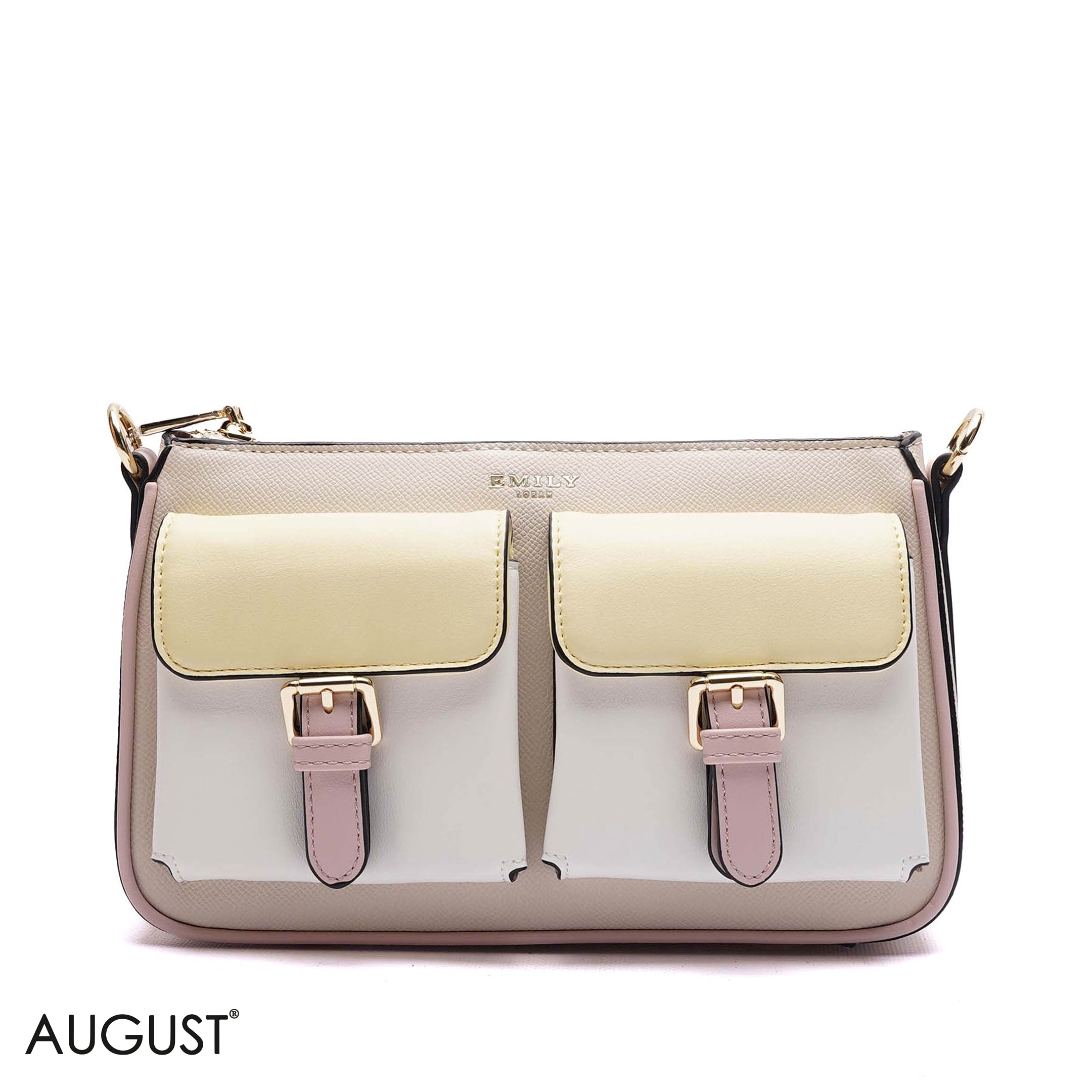 ELEGANT DUAL-POCKET CROSSBODY BAG