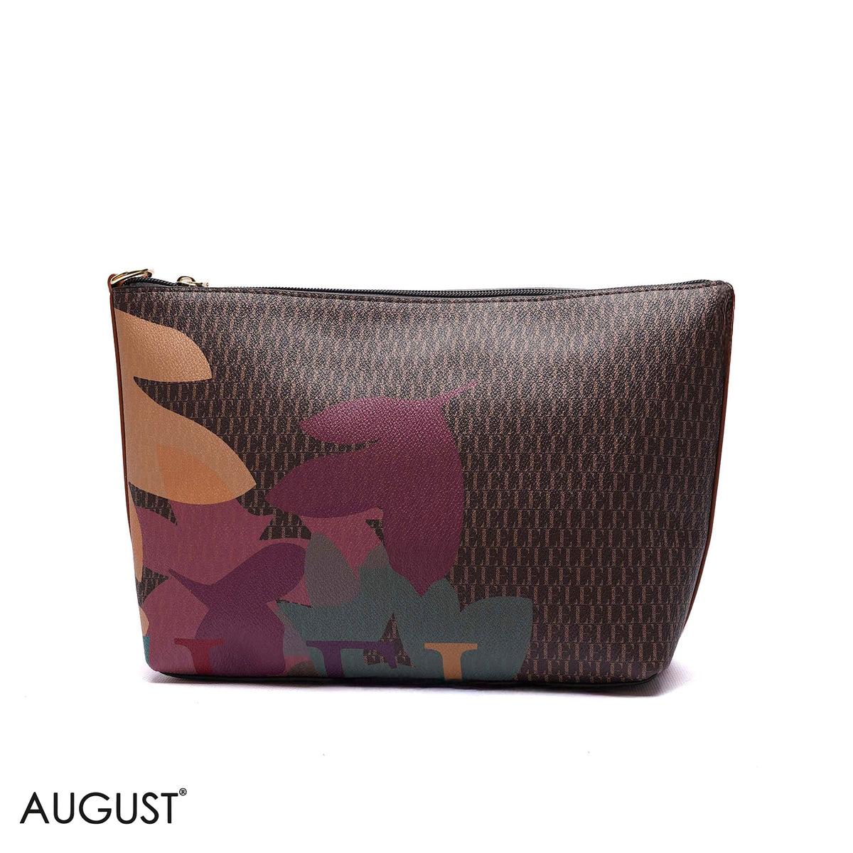 MONOGRAM SHOULDER BAG WITH PRINTED POUCH