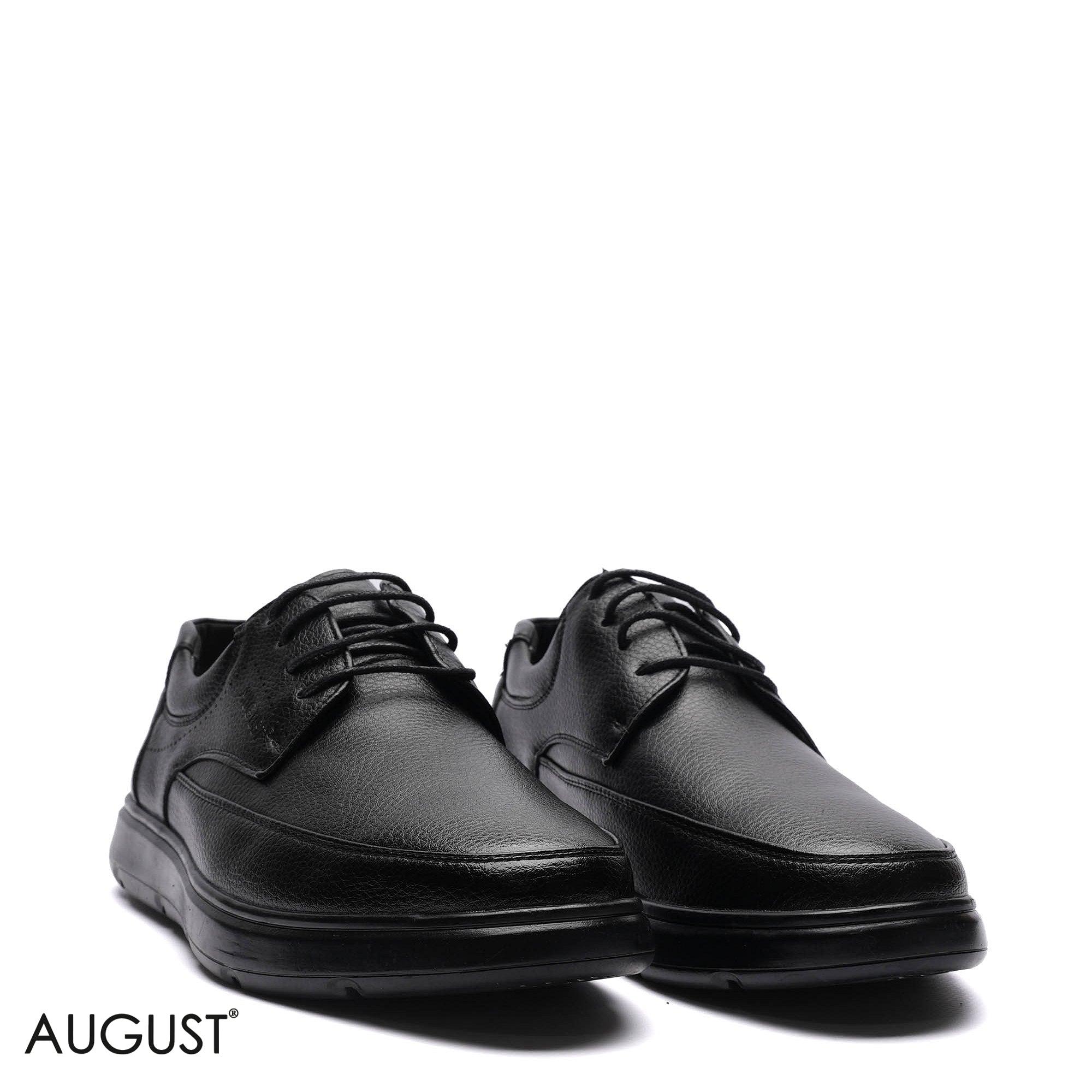 Premium Leather Smart Lace-Up Shoes
