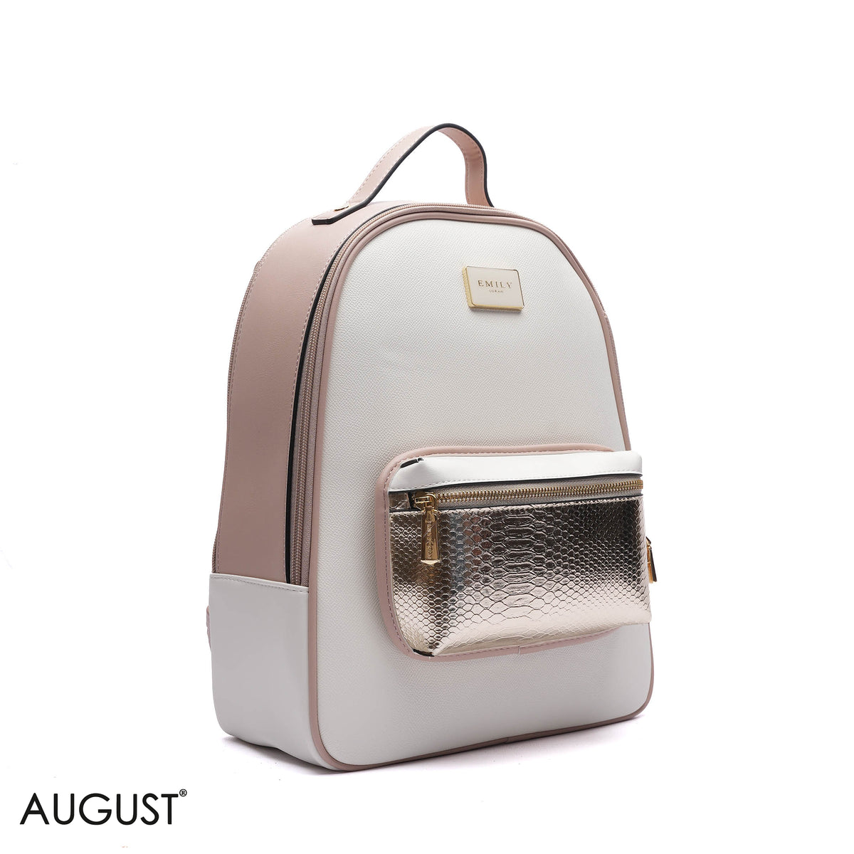 BACKPACK WITH DETACHABLE FRONT POUCH