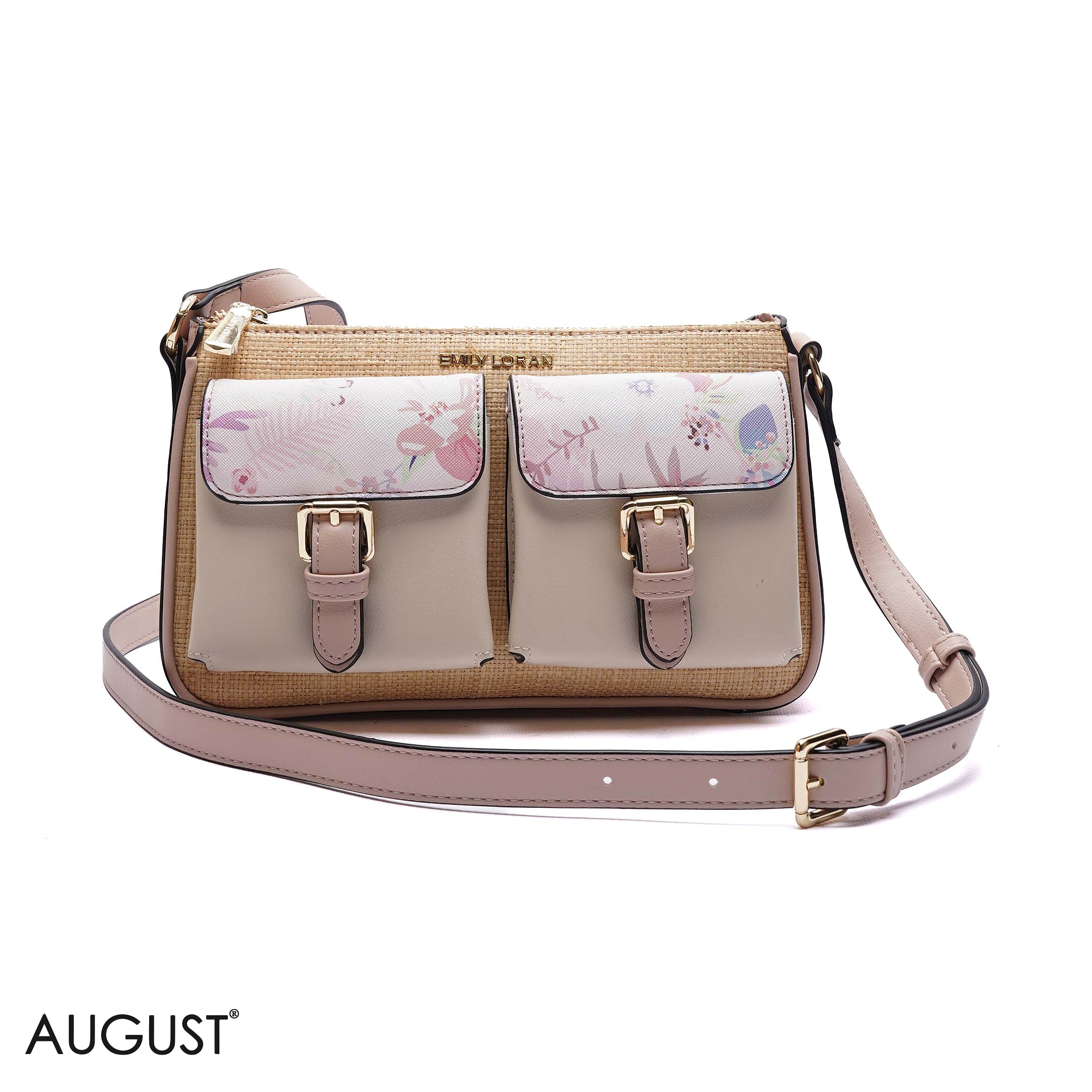 ELEGANT DUAL-POCKET CROSSBODY BAG