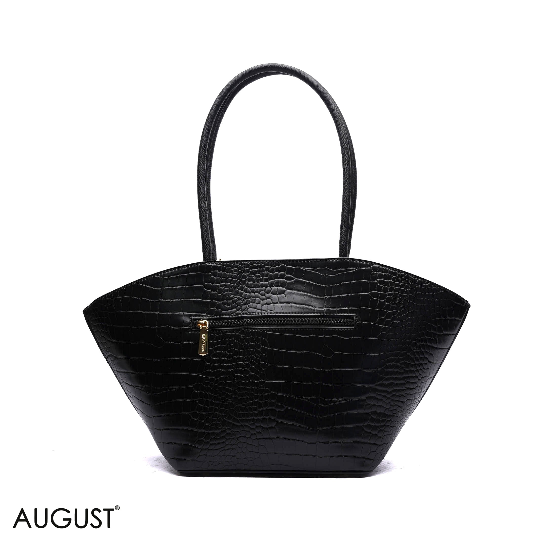 EXPANDABLE SHOULDER BAG WITH POUCH