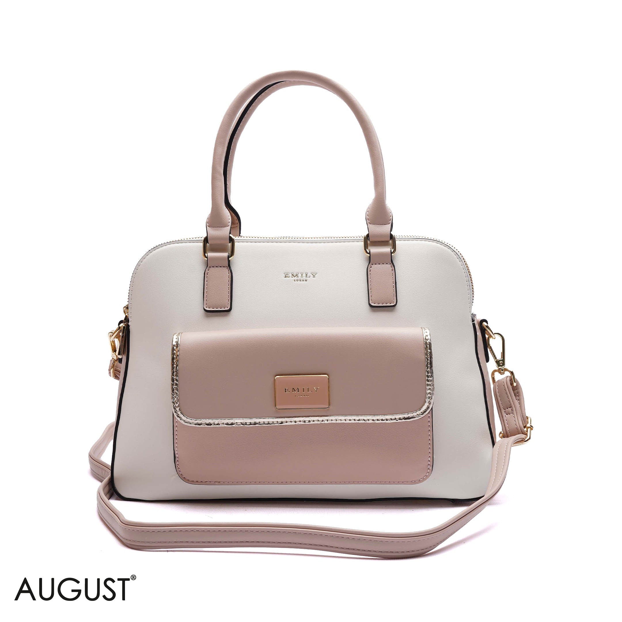 DOME FRONT-POCKET HANDBAG - LARGE