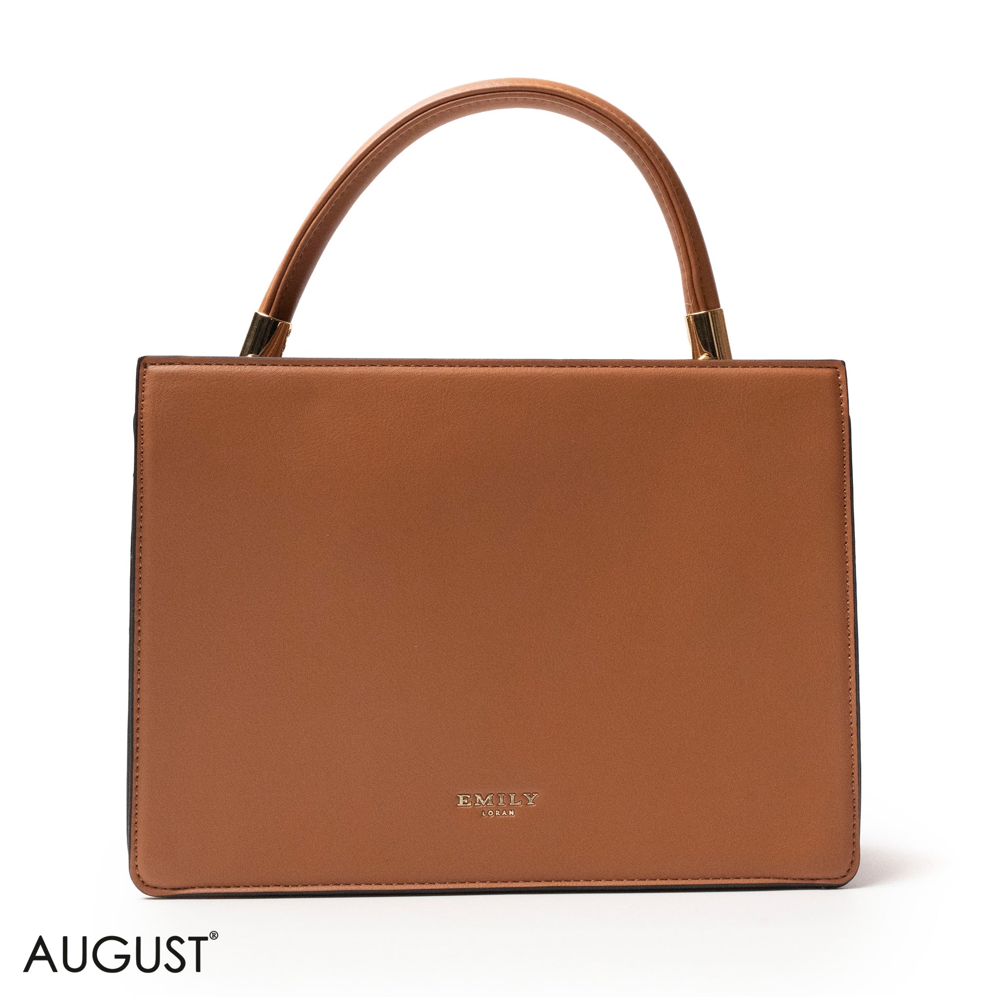 TIGER LEATHER HANDBAG WITH FLAP - MED