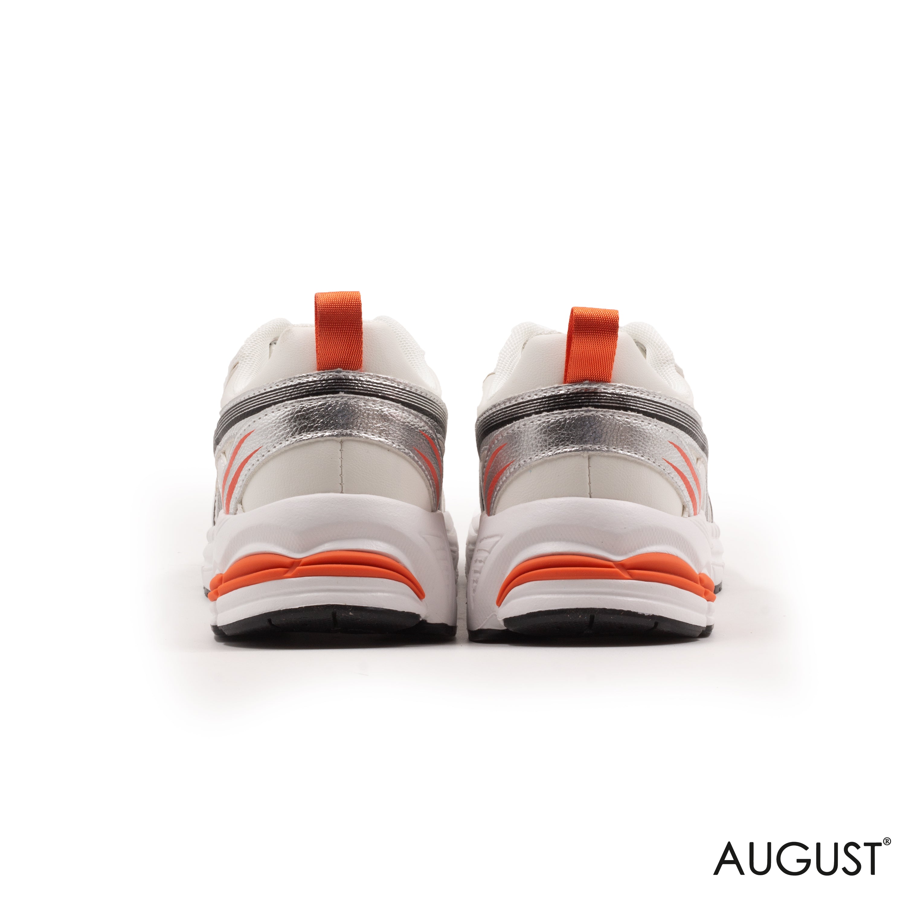 MIXED- COLOR LEATHER SNEAKERS WITH RUBBER SOLE