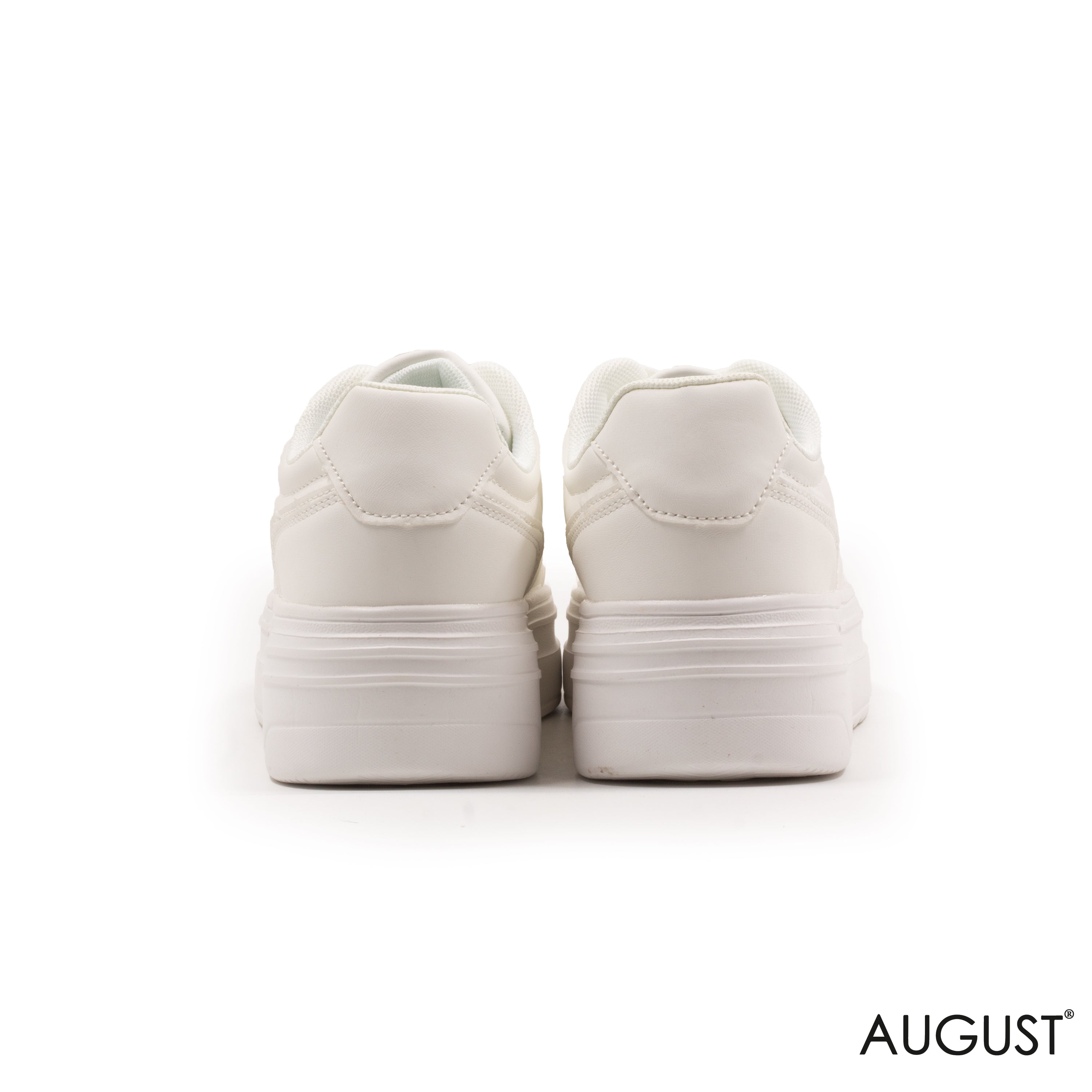 WHITE SNEAKERS WITH THICK SOLE