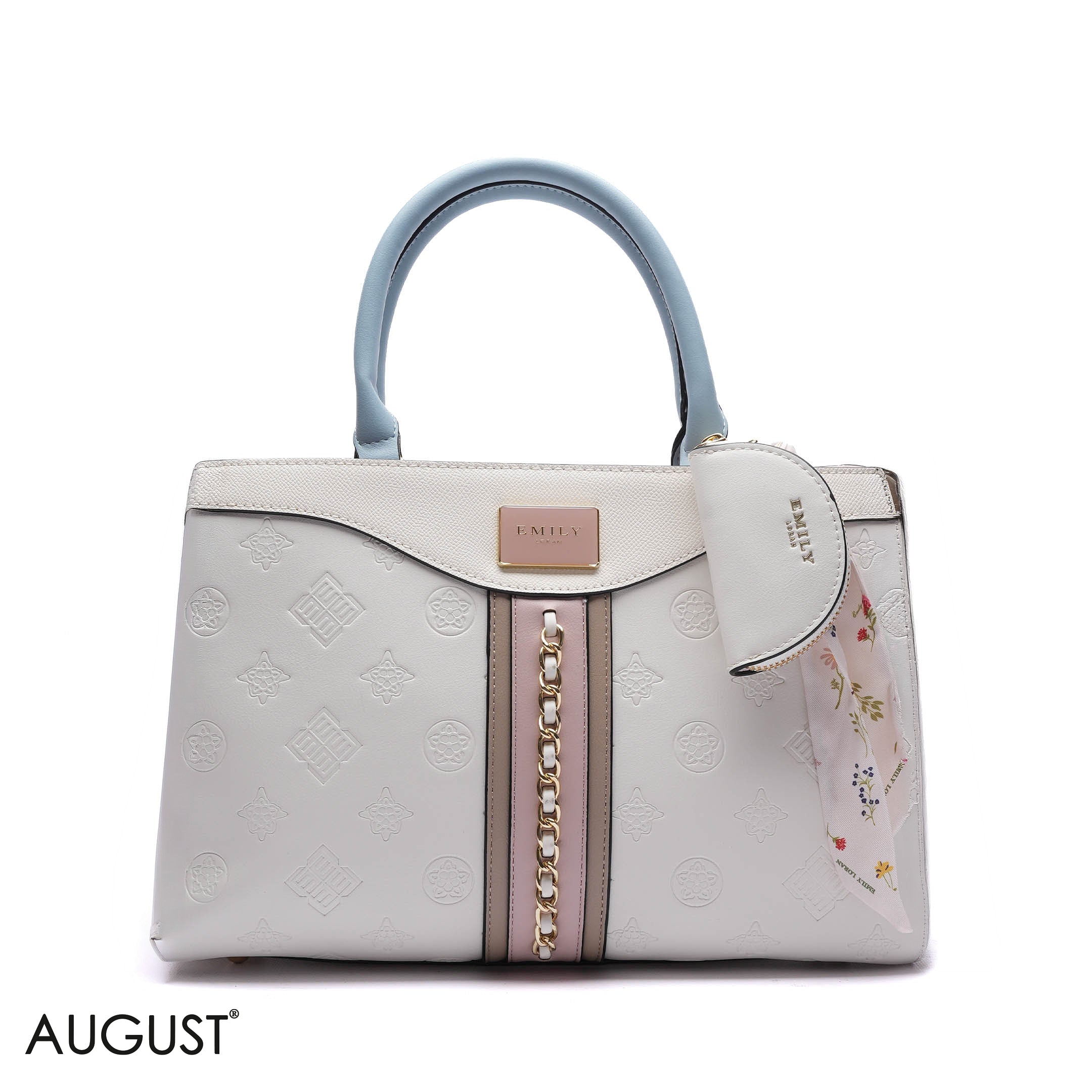 CHAIN-DETAIL HANDBAG WITH COIN PURSE