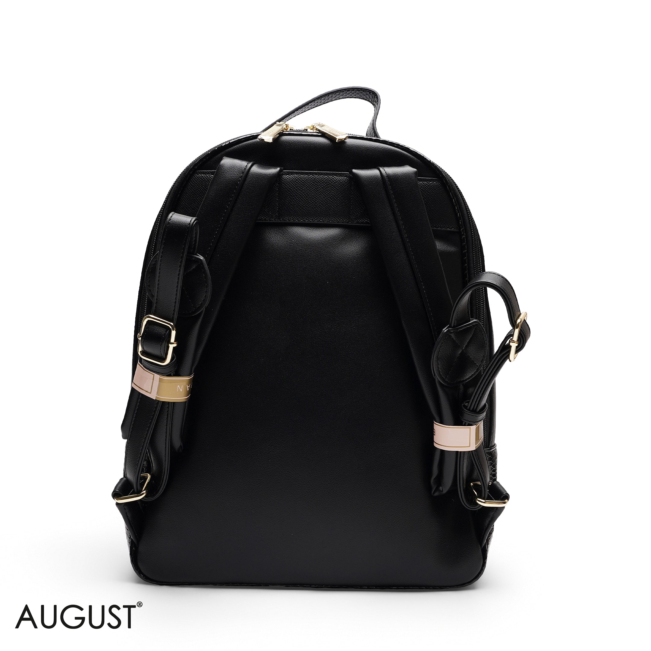EMBOSSED PANELLED BACKPACK