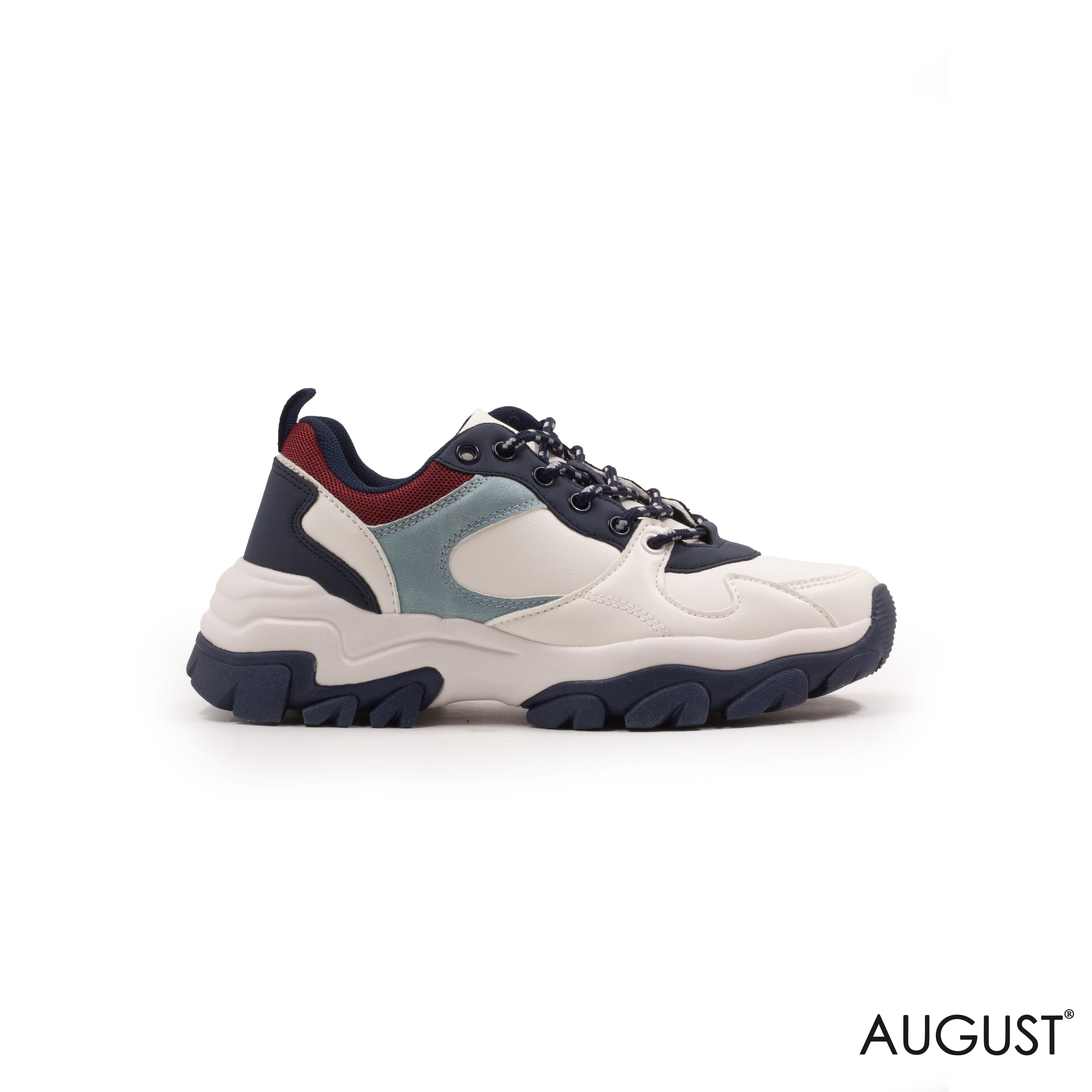 CHUNKY LEATHER SNEAKERS WITH SPECIAL DESIGN