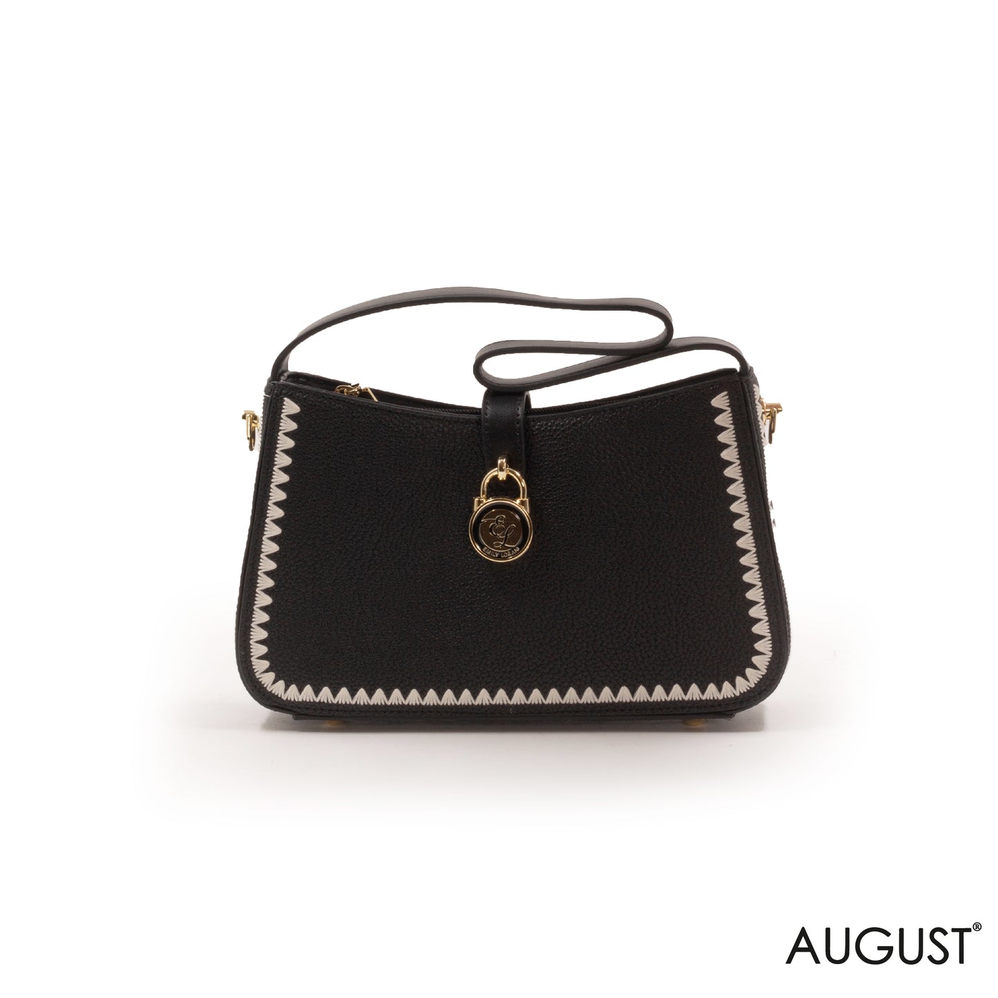CLASSIC LEATHER BLACK BAG -SMALL
