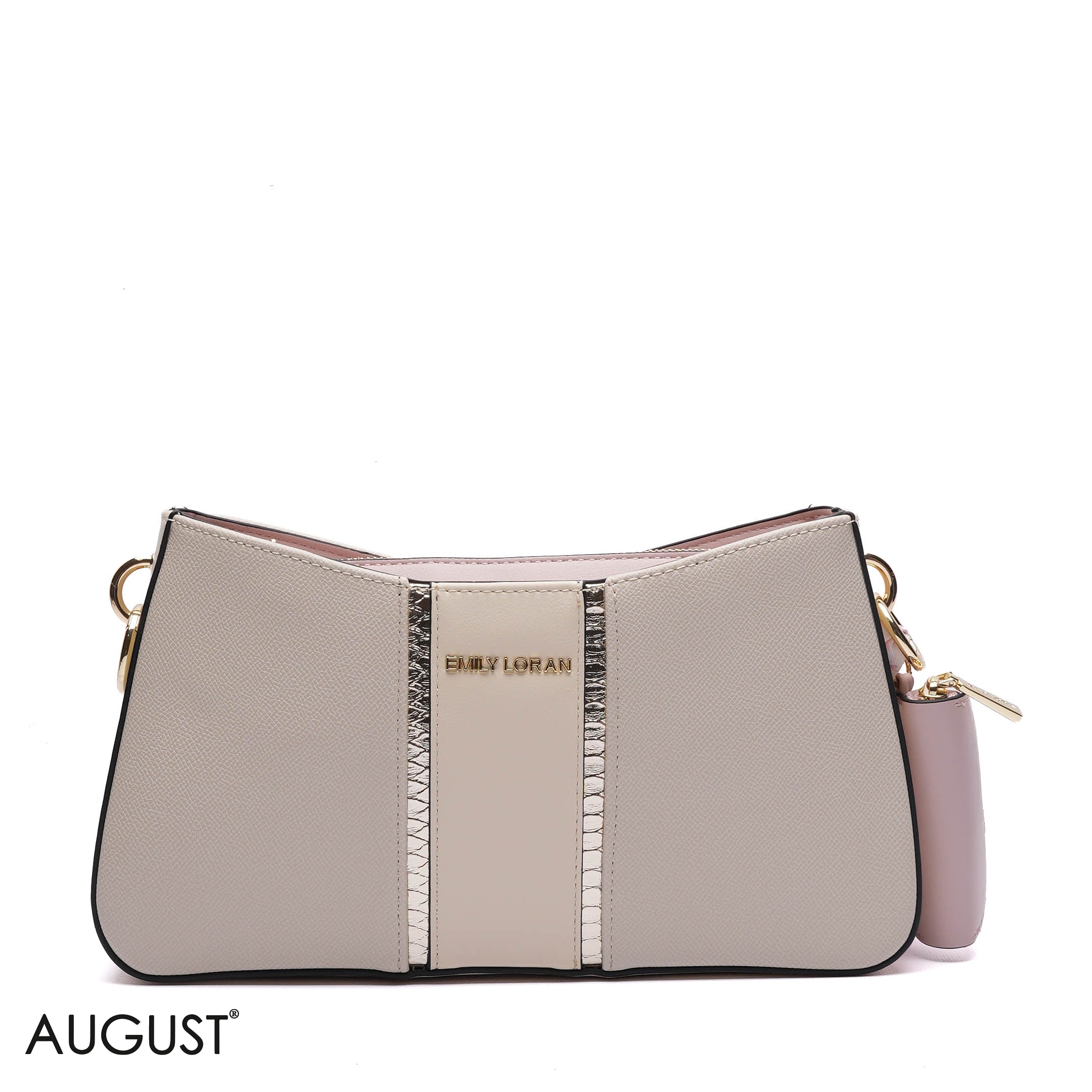 MONOGRAM PANELLED SHOULDER BAG