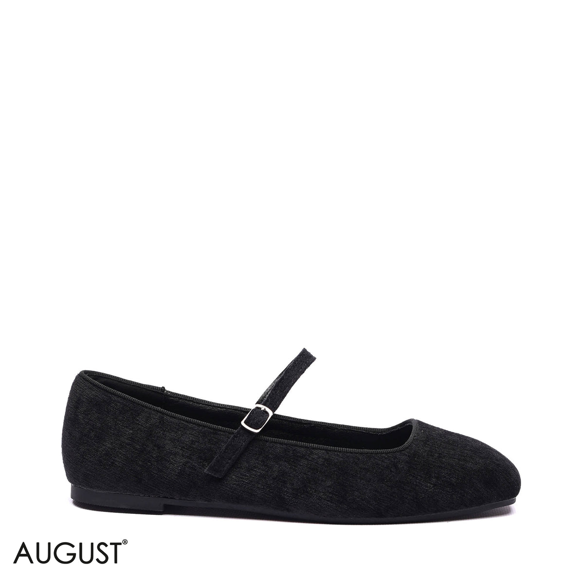 VELVET MARY JANE BALLET FLATS